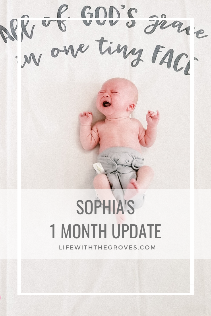 Sophia's 1 Month Update