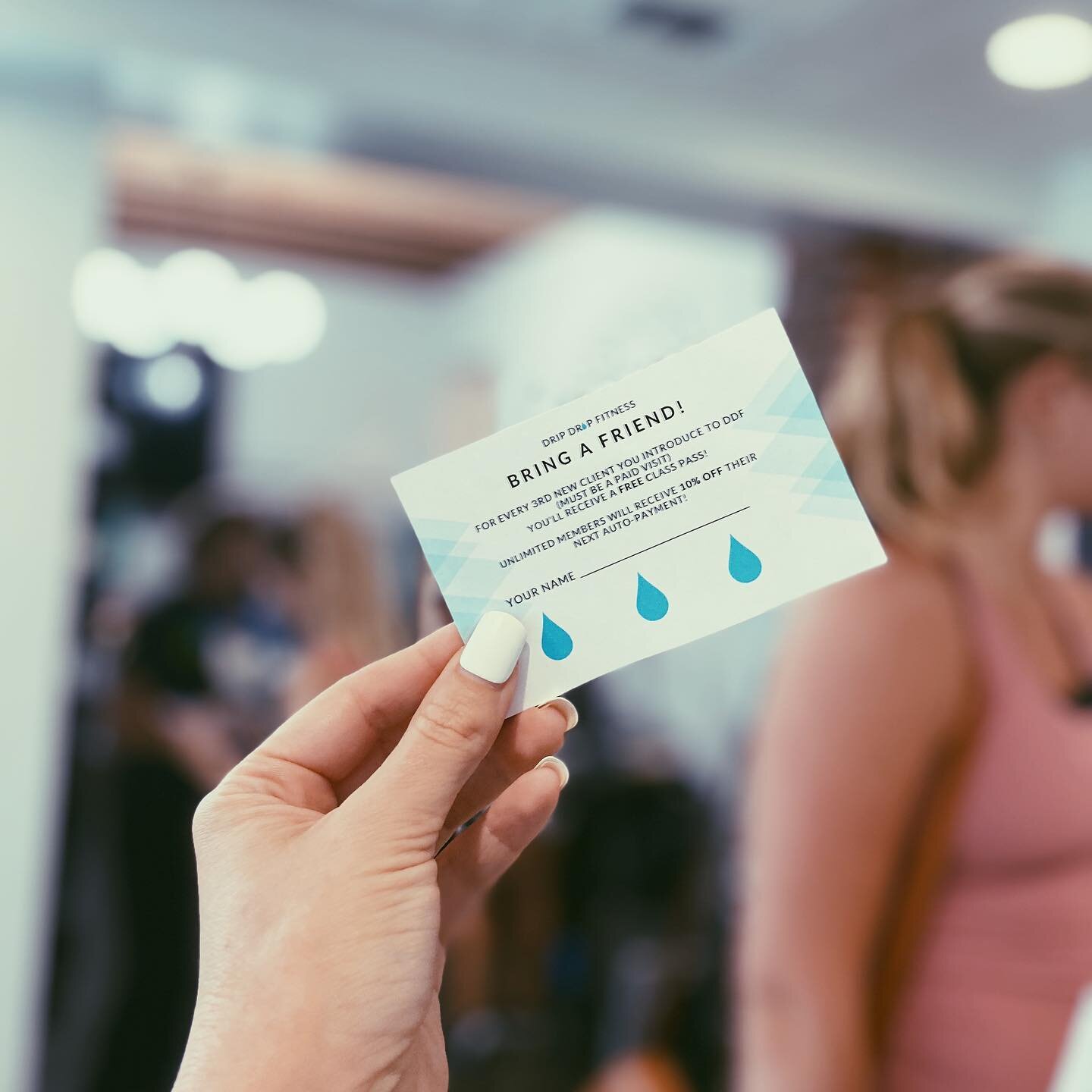 We want to THANK YOU for sharing the DDF love with your circles! 💙 Next time you're at the studio, pick up a referral card! Each time you bring a new paying guest/friend you'll get a stamp on your card towards 1 free class or 10% off your next autop