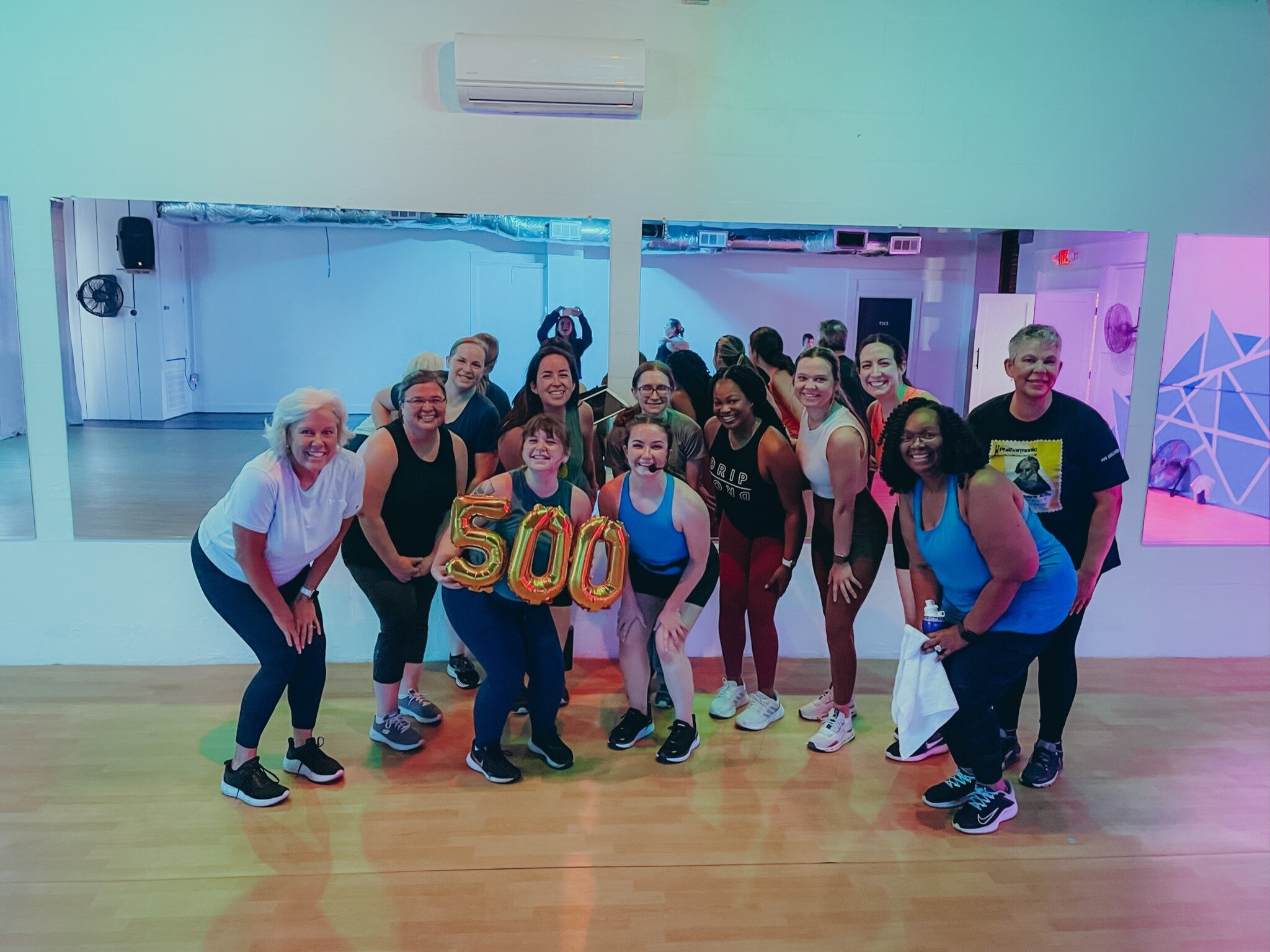 Congrats Emily on 500 classes!!! Emily has been a DDF member for over FOUR years and we absolutely love having her fierce energy on the dance floor! Helps us celebrate @leitchhh !