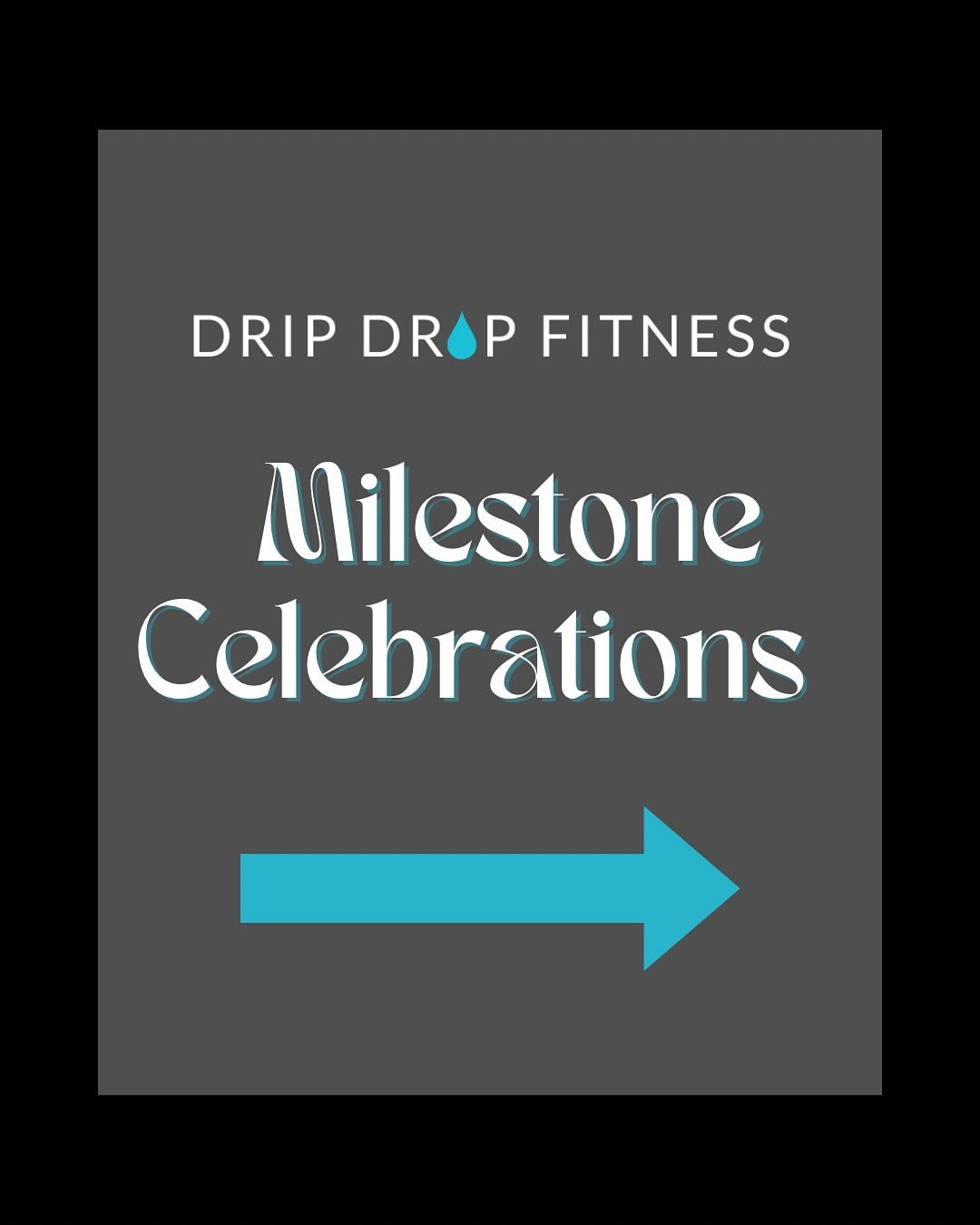 We love celebrating 𝗬𝗢𝗨 here at Drip Drop Fitness! 🎉 One way we show that love is by tracking your class attendance and recognizing when you hit exciting milestones. From your first class to your 𝟏𝟎𝟎𝟎𝙩𝙝, we&rsquo;re cheering you on every st