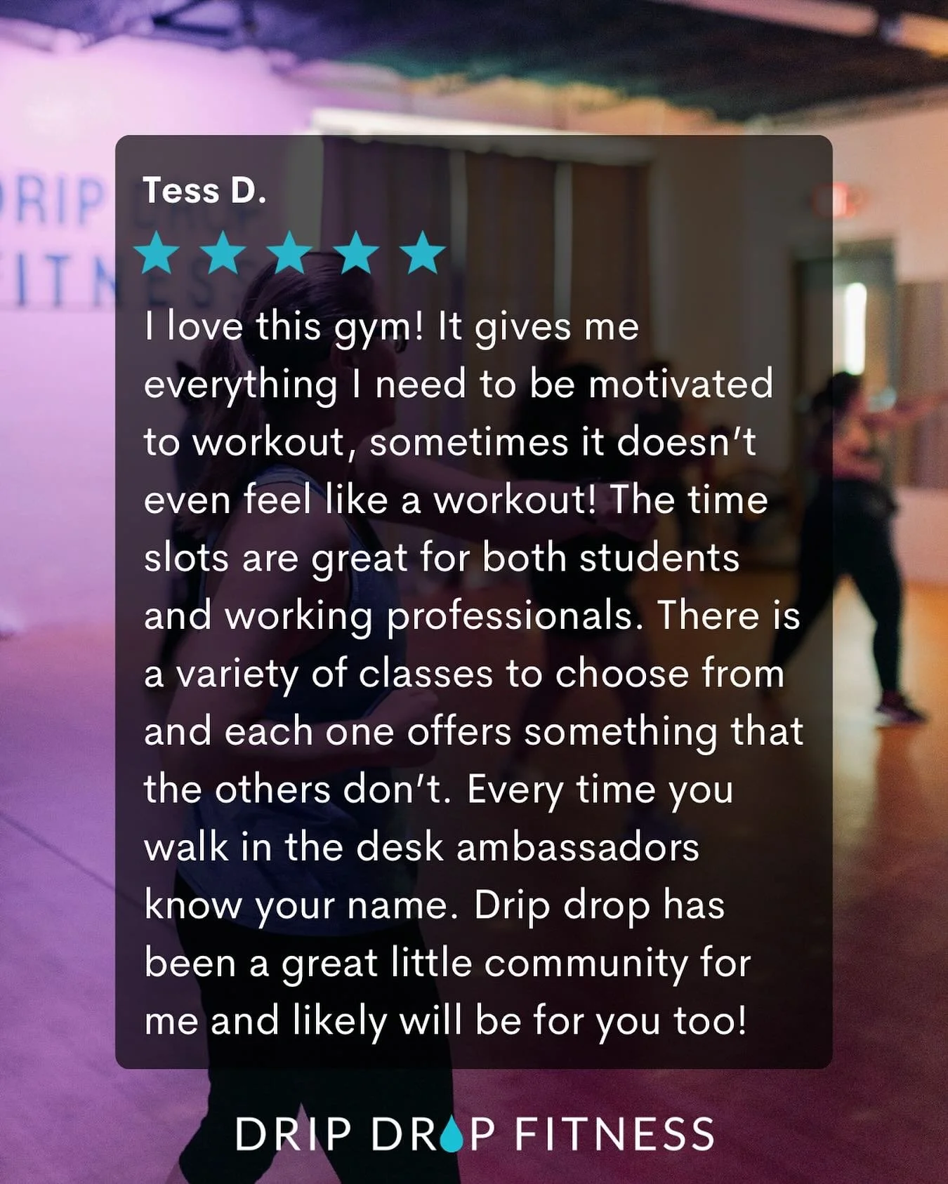 Your feedback fuels us! 💬 Every review reminds us why we do what we do &mdash; to create a space where movement, motivation, and community come together. Thank you for showing us that group fitness can be even more powerful than we ever imagined. 💪