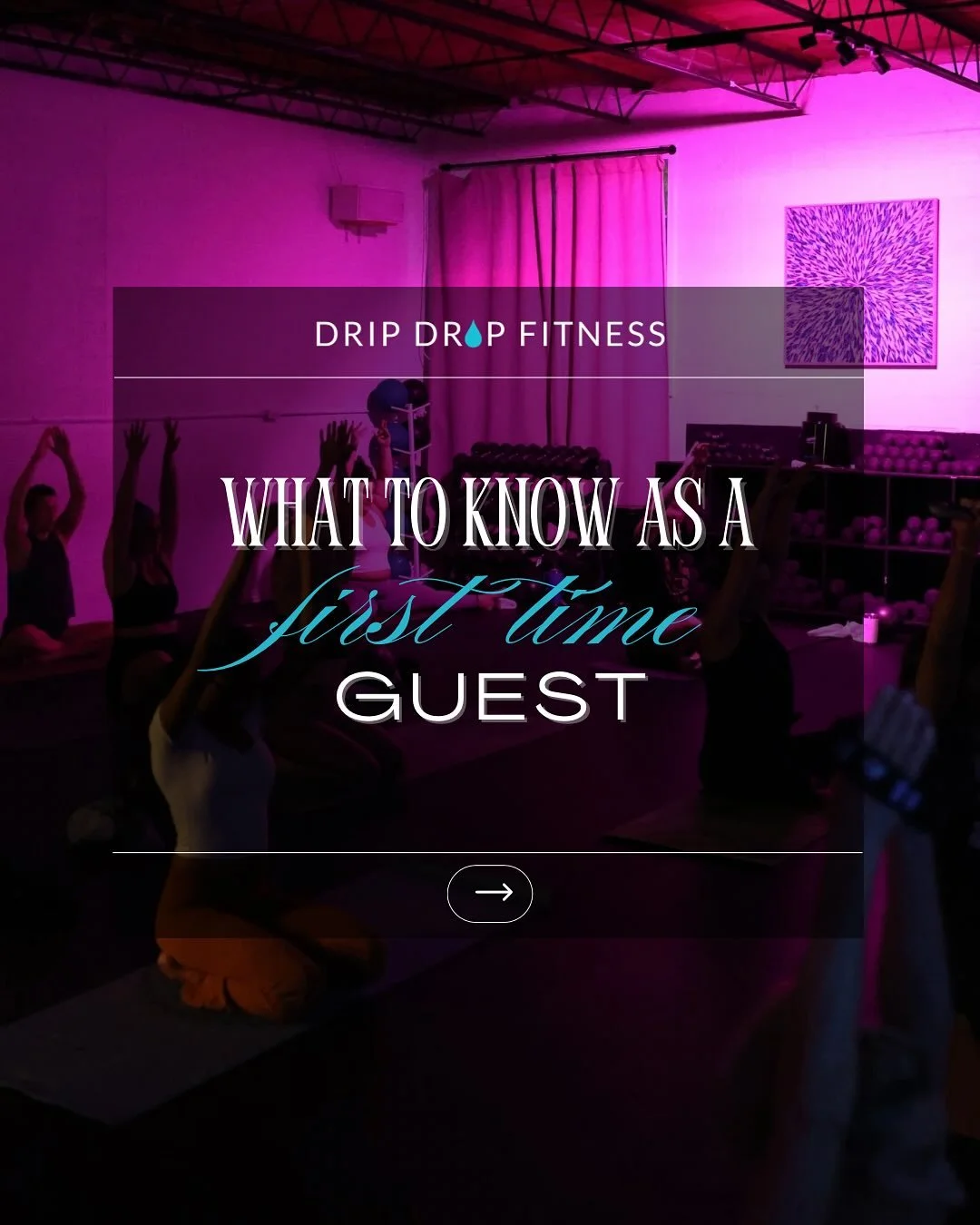👋 New to Drip Drop Fitness? We&rsquo;ve got you! Here&rsquo;s what you need to know before your first visit &mdash; so you can show up stress-free, confident and ready to sweat!💃💪
Find more info through the link in our bio or on our website https: