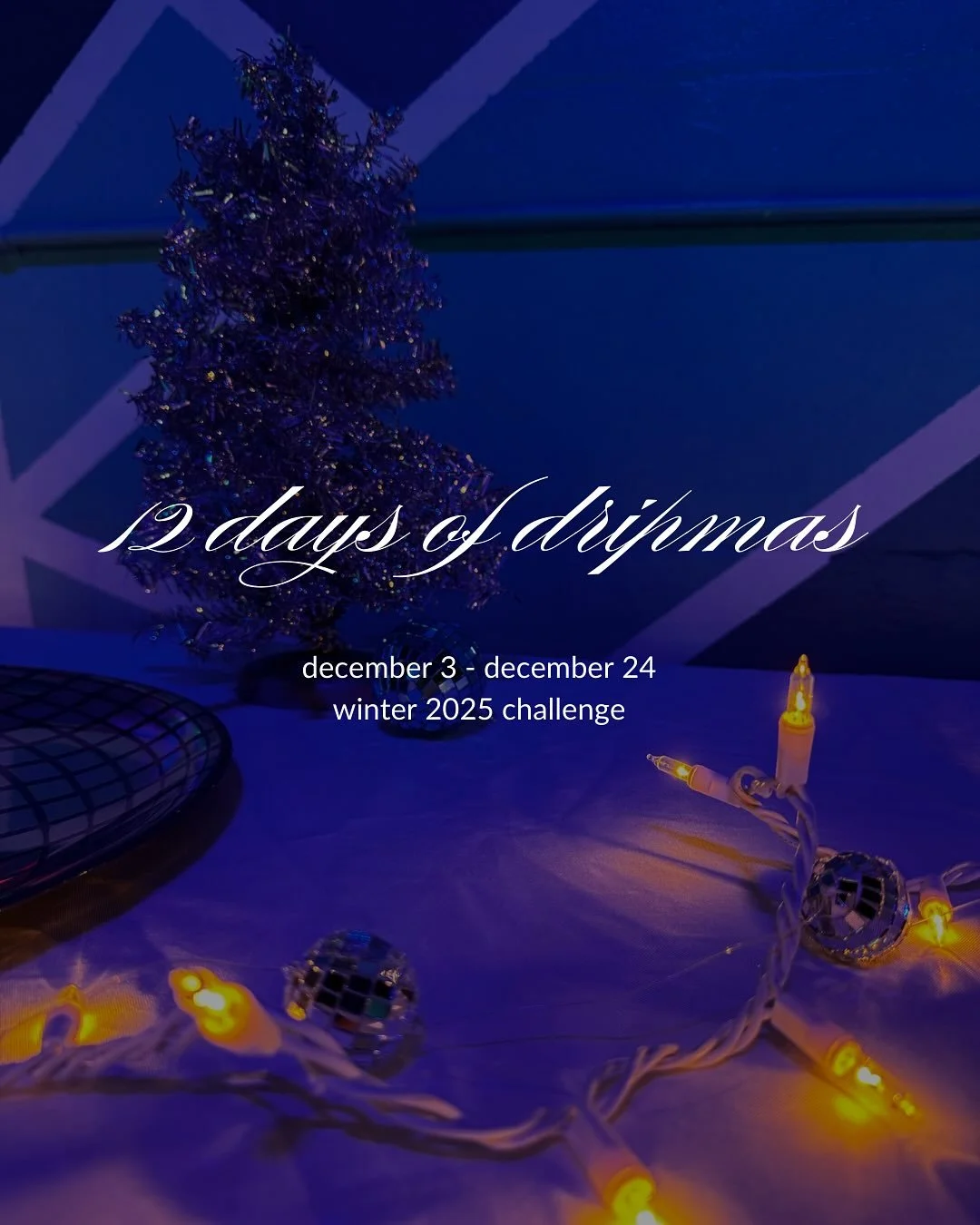 Who&rsquo;s ready to SLEIGH a CHALLENGE? ❄️
12 Days of DRIPMAS starts tomorrow &amp; we want YOU rockin&rsquo; around the dance floor with us! 🪩💧
Take ANY 12 classes between Dec 3rd&ndash;24th to wrap up the challenge &amp; unwrap a prize! Tag some