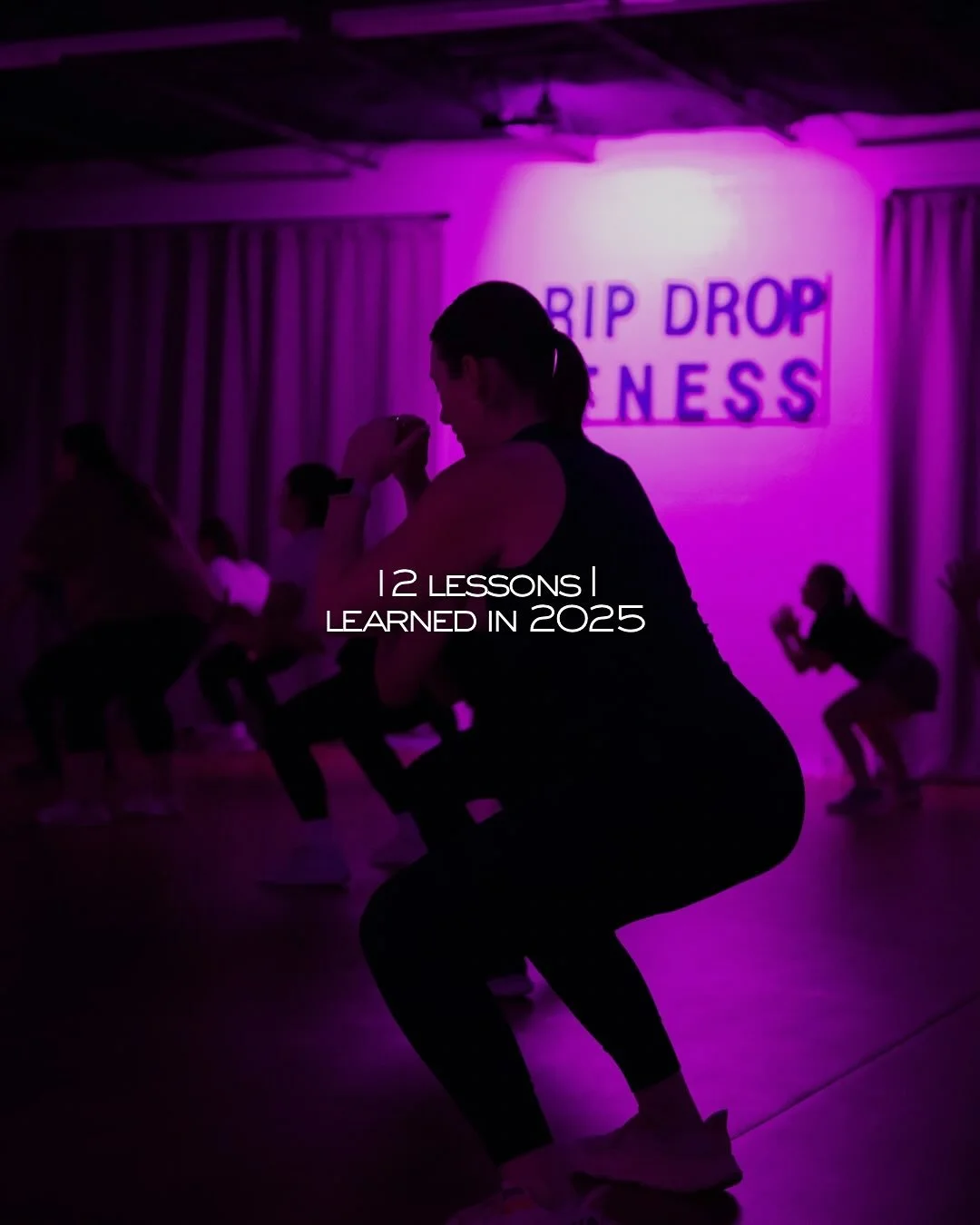 Lessons learned in 2025 ✨
Another year of growing &amp; improving together. Comment any other lessons you learned this year. 🩵 

#2025 #year #lessons #learned #groupfitness #consistent #motivation #exercise #community