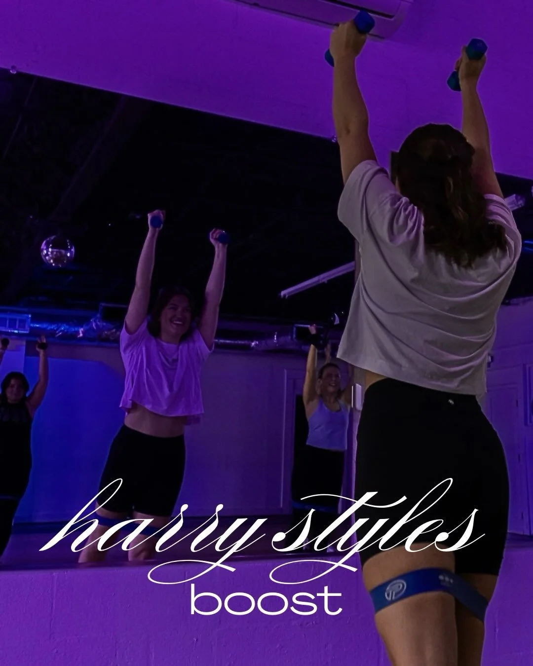 Treat People With Kindness&hellip; and a killer workout 😉
Harry Styles Boost with Braidyn is coming in HOT 🪩
Expect high energy, sing-at-the-top-of-your-lungs moments, and choreography that will have you feeling like you&rsquo;re on tour.
We&rsquo;