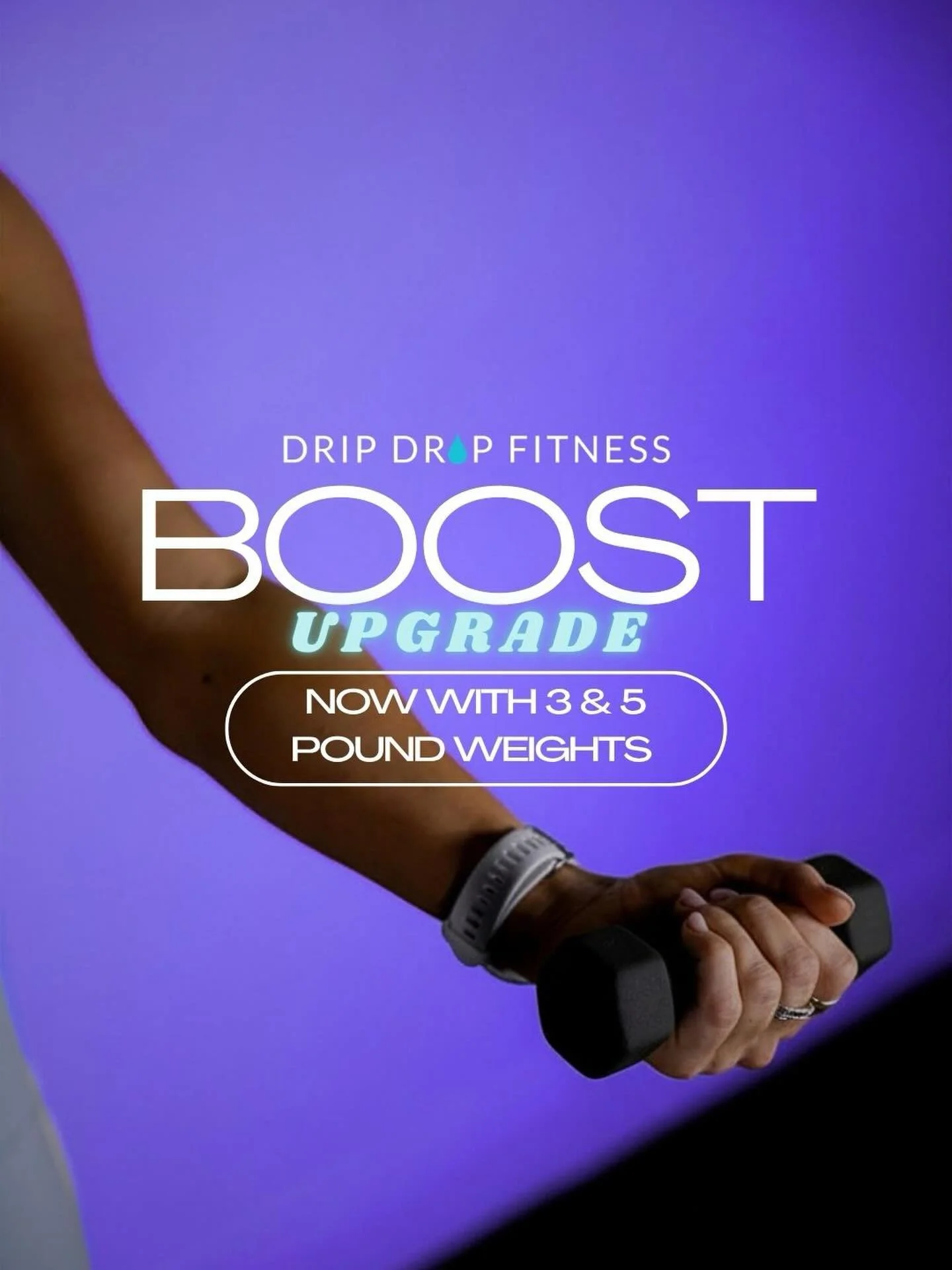 Get ready to feel the BOOST BURN like never before 🔥 Boost dumbbell options will now be 3lb &amp; 5lb! Our Drop Masters have been working behind the scenes to create choreography specifically for the added weight&mdash;so yes, it&rsquo;ll be more ch