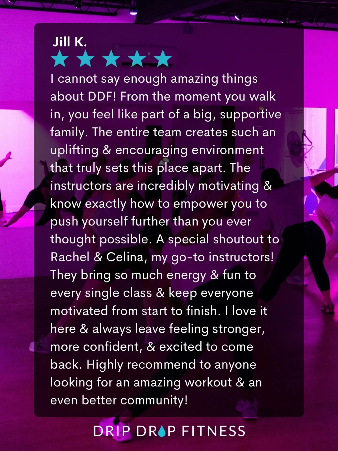 This means EVERYTHING to us 🩵
Your reviews are more than words&mdash;they&rsquo;re our motivation and our reminder of why we do what we do.
Thank you for sharing your experience and being part of our why ✨💧

#clientreview #fitness #groupfitness #co