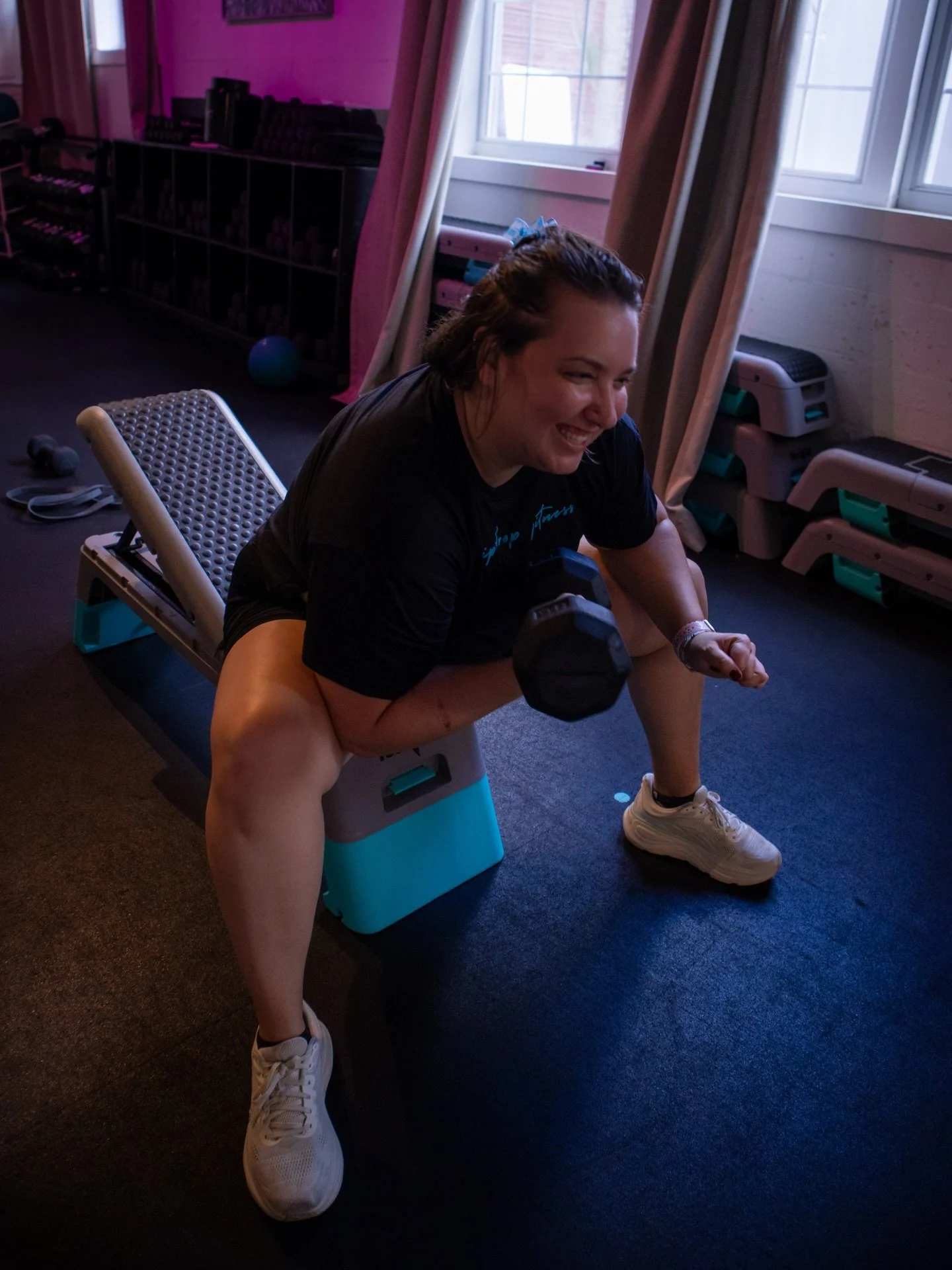 Celebrating 7 amazing years with Drop Master, Leah! ✨🩵 For the past 7 years, Leah has brought her passion, dedication, and heart to every class she teaches. Her love for what she does shines through in every workout, every encouraging word, and ever