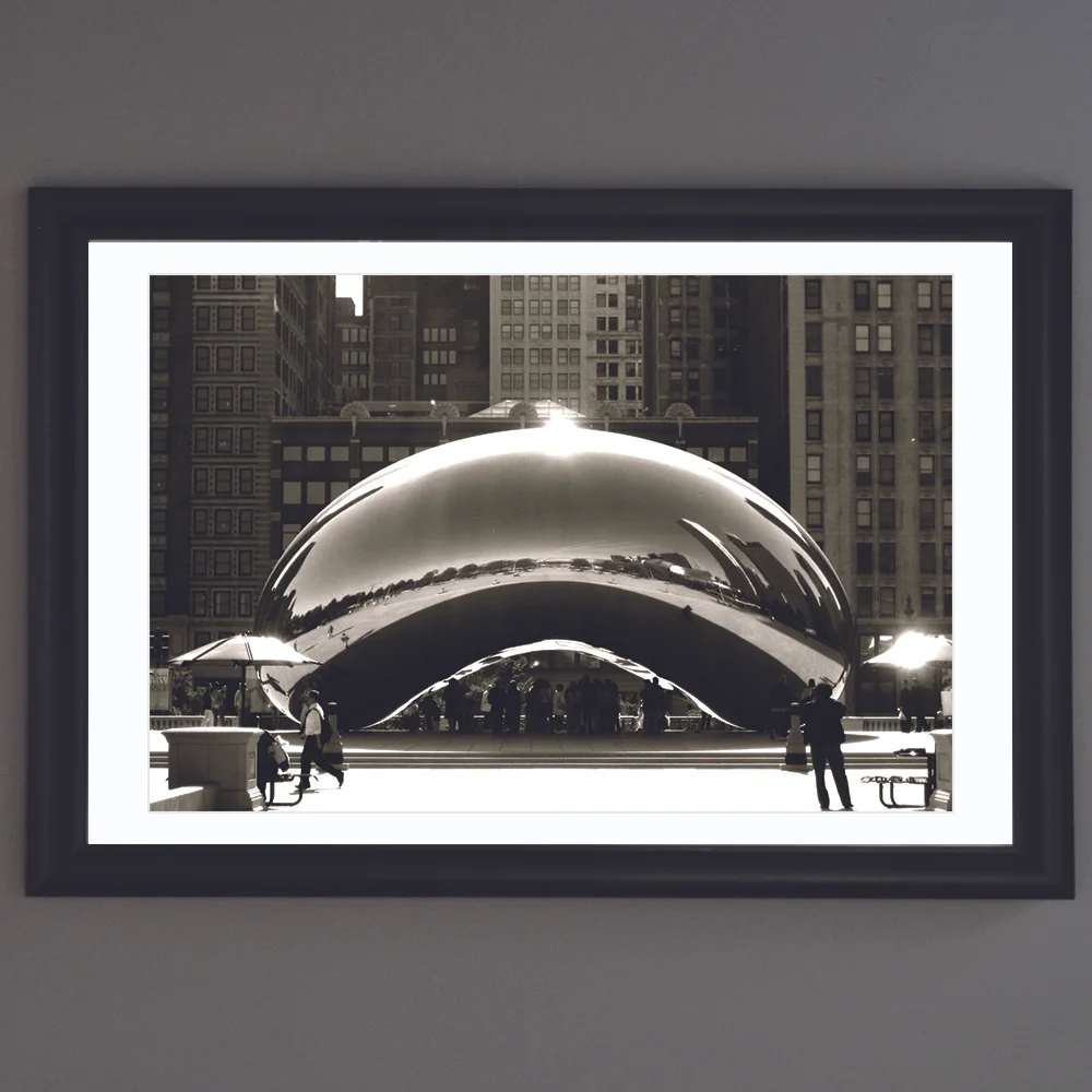 Chicago Bean bw.jpg