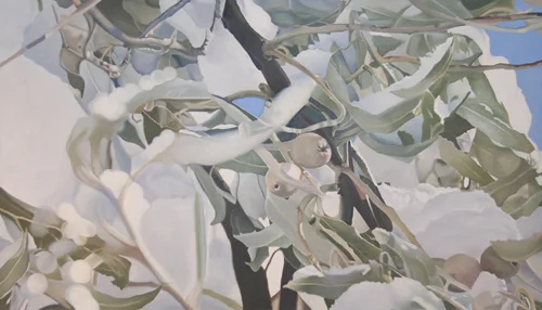 Russian Olive #2 oil on canvas 28 x 48 in.