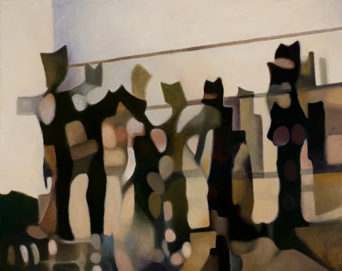 SI #13B (Sitka series) oil on canvas 24 x 30 in. 2011