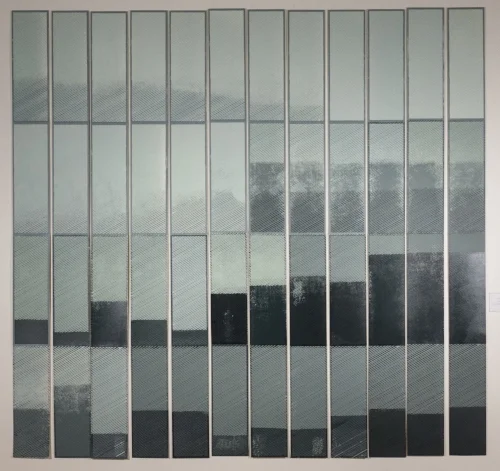 An Accidental Memory woodcut 48 panels each 8 x 24 in. 2016
