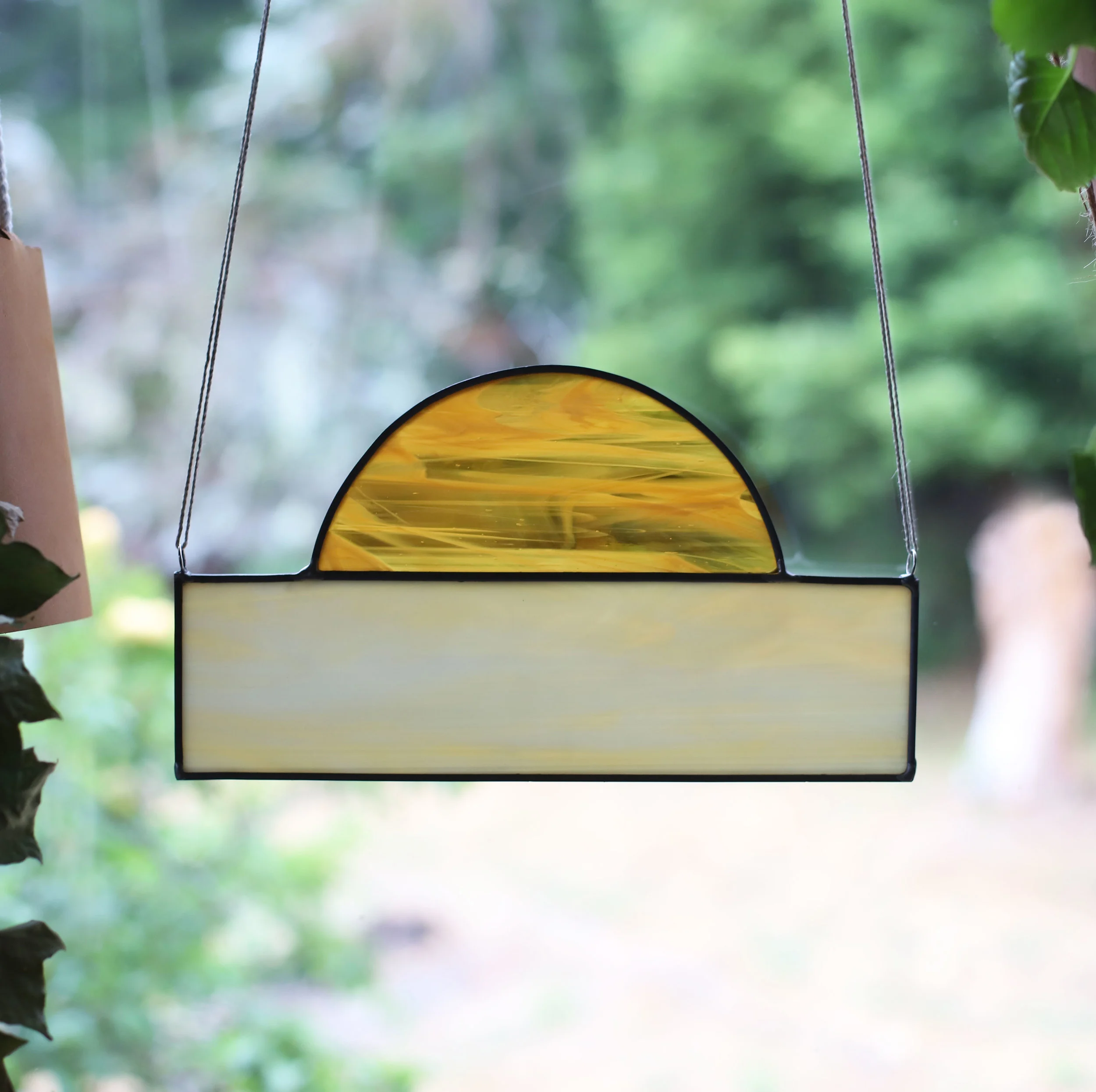 Desert Sunset / Stained Glass / www.bandsofcolor.com