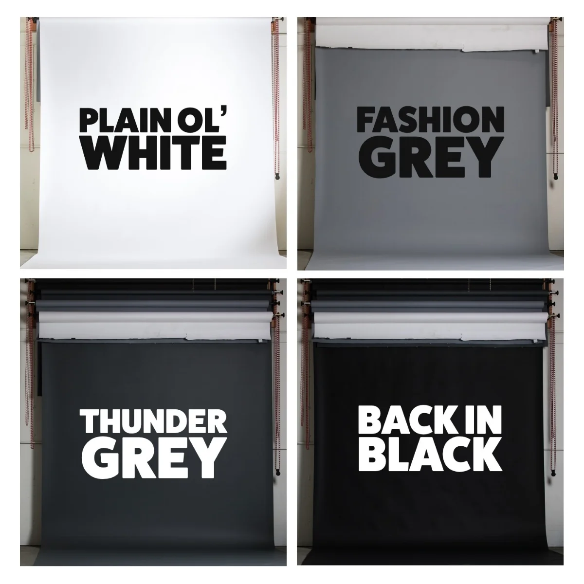 Seamless backdrop choices with your photo studio rental