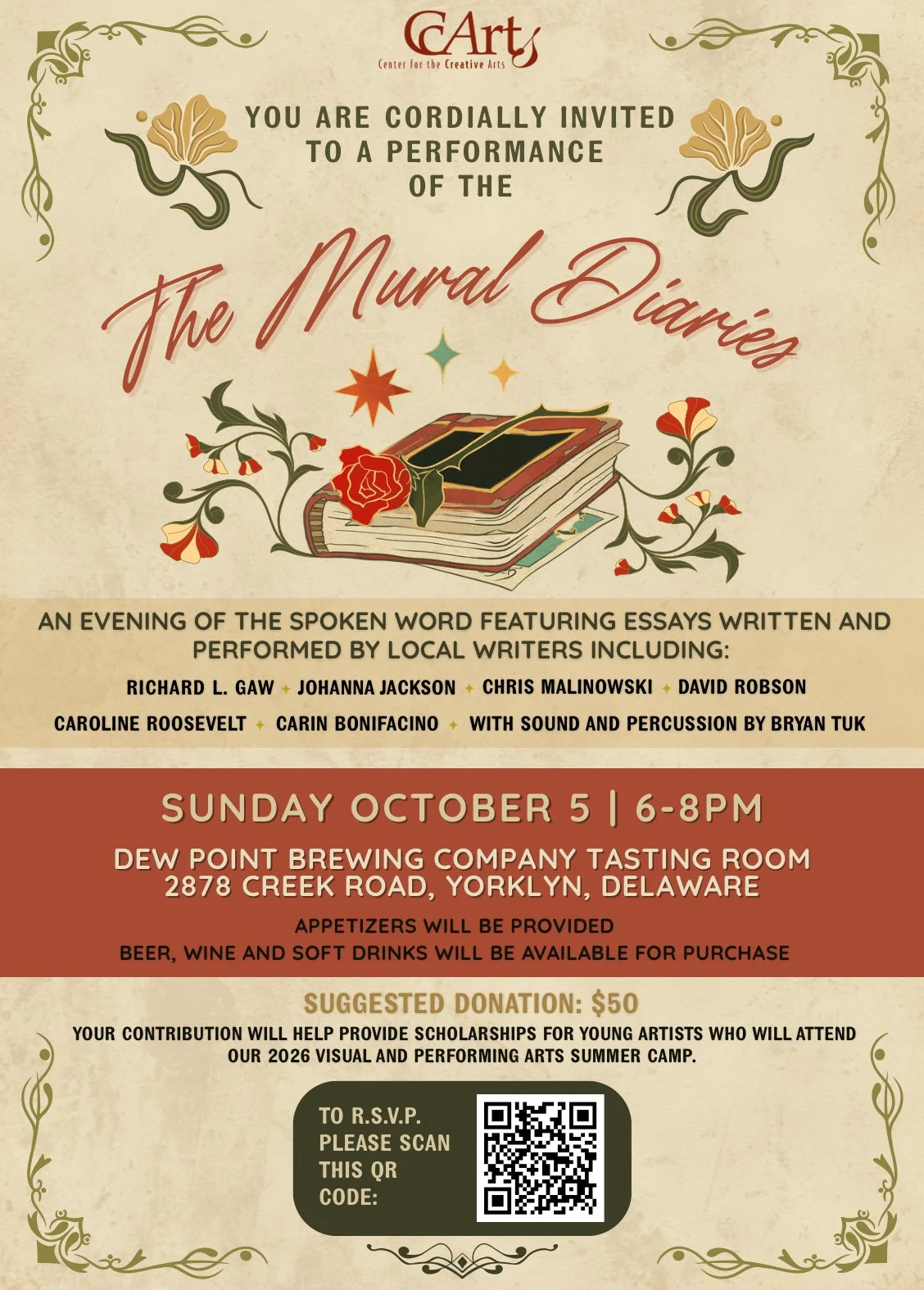 The Mural Diaries: Spoken Word + Solo Percussion