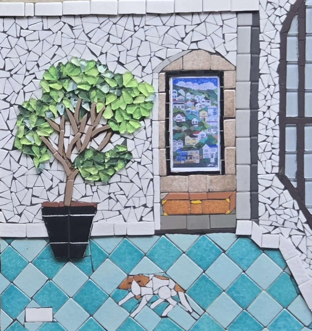 Relaxing in the Lobby