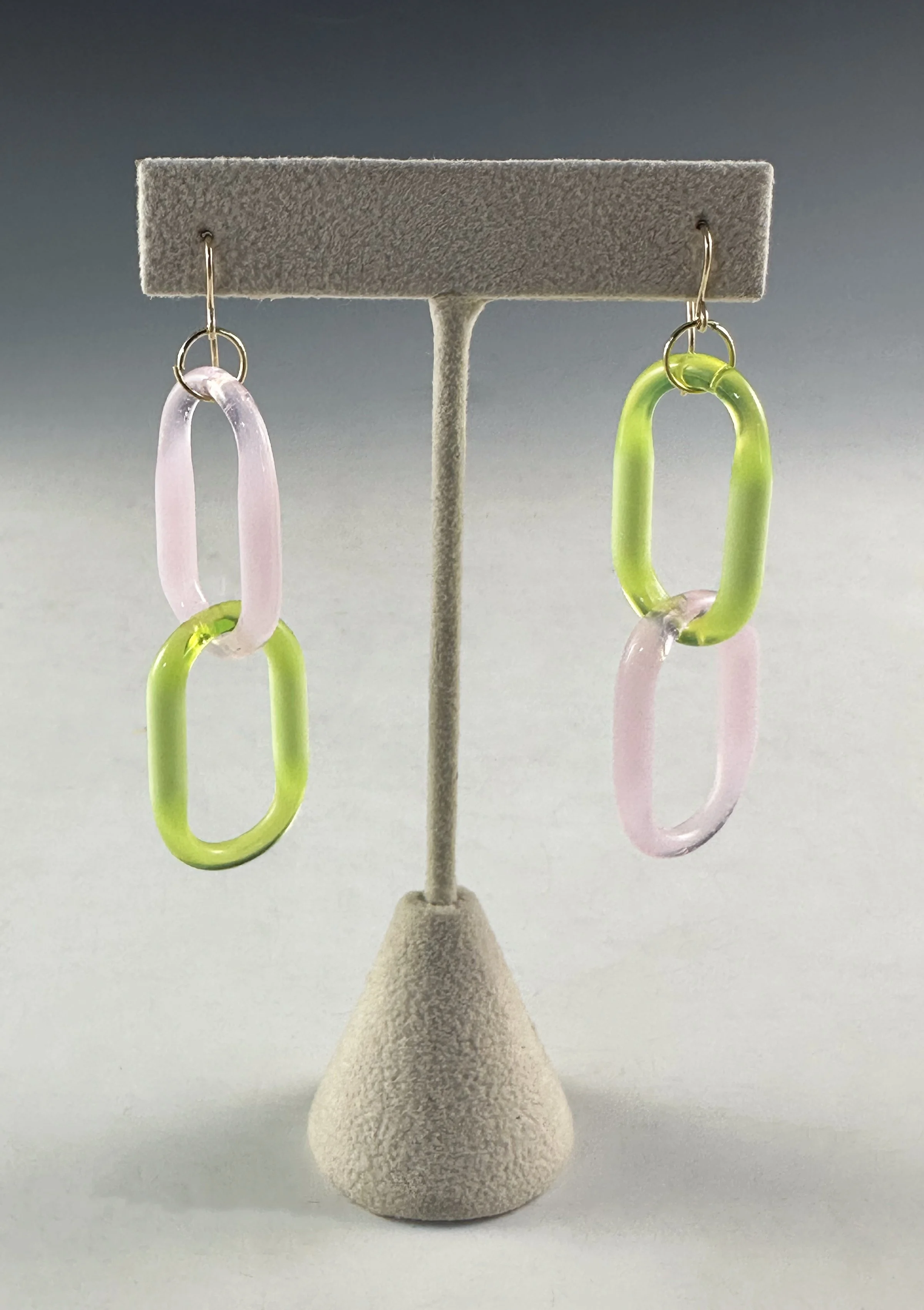 Abby Greenbaum Pink and Grn Earrings 1.jpg
