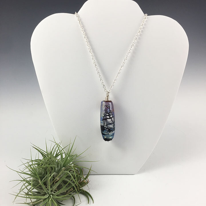 Blue Ship Pendant_2