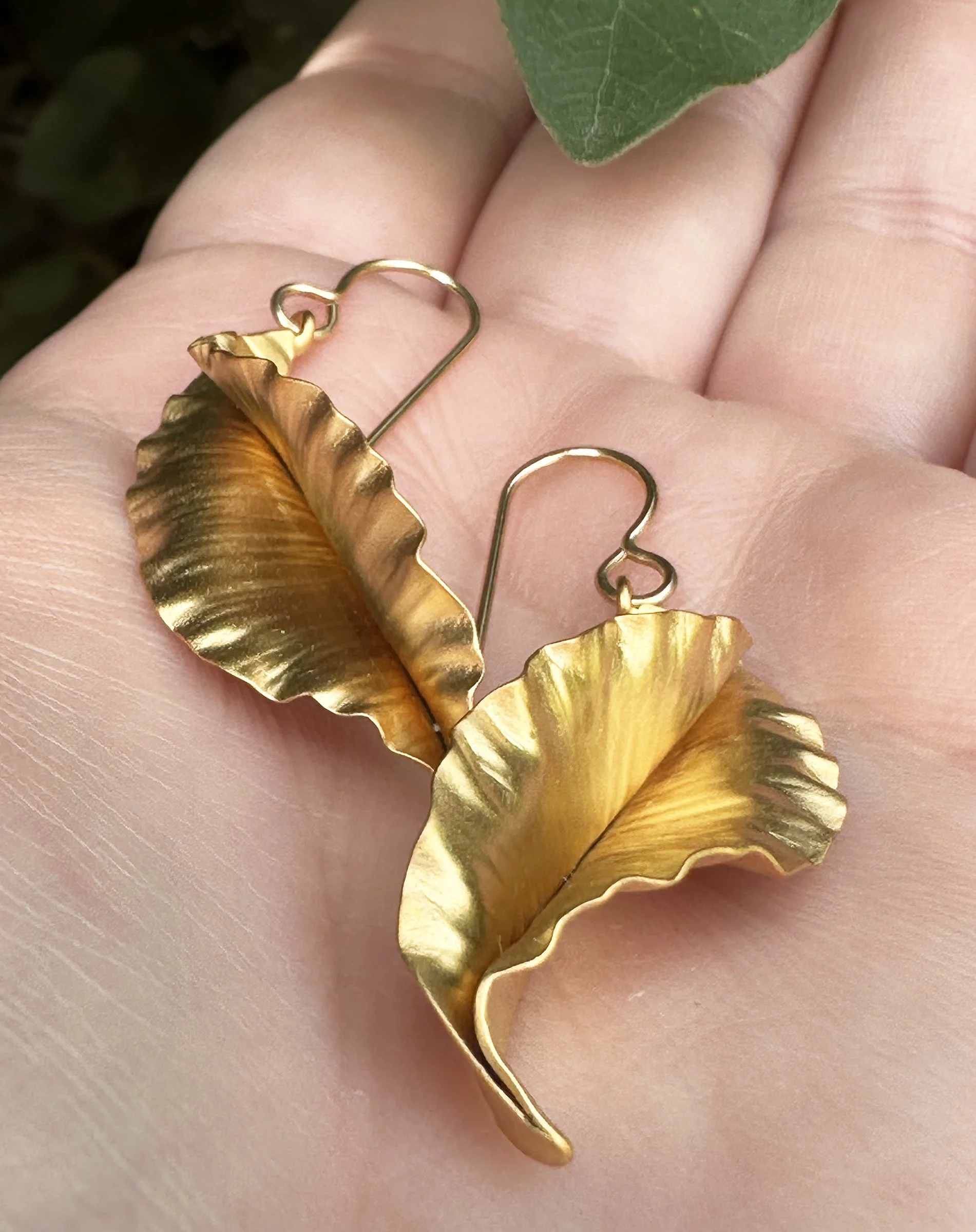 Vitrice McMurry_gold leaf earrings 5.jpg