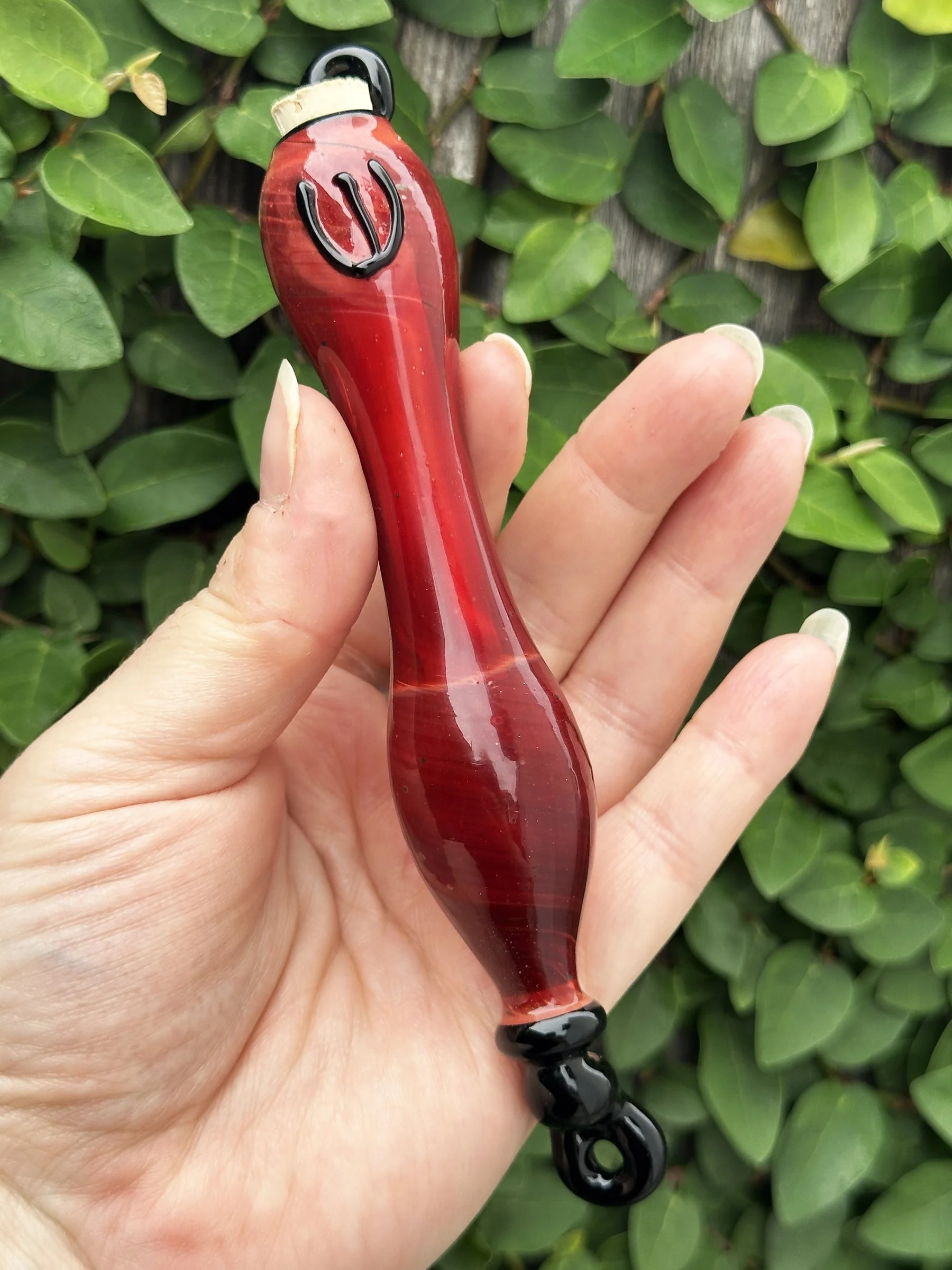 Swirl Deep Red Mezuzah_4.jpg