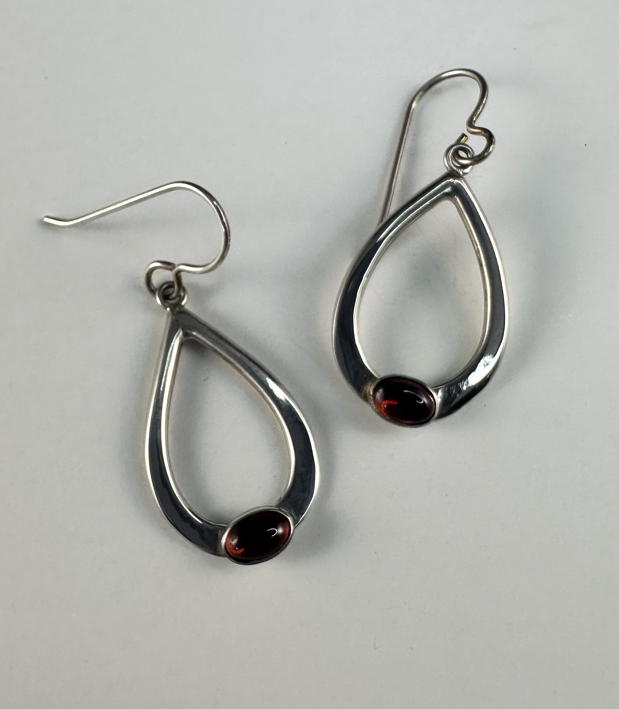 Vitrice McMurry_Silver Garnet Earrings 3.jpg