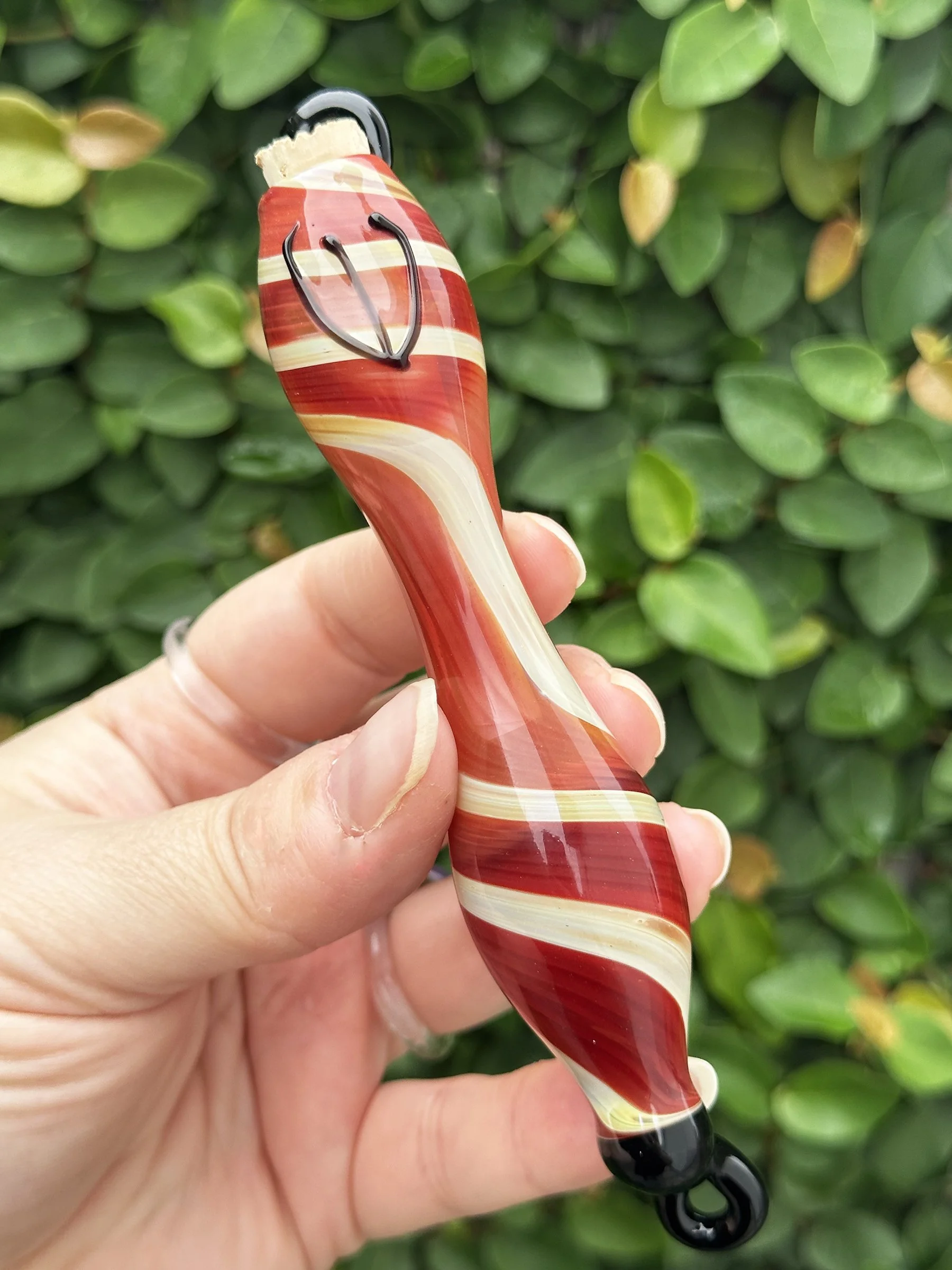 Caramel and Red Mezuzah_5.jpg