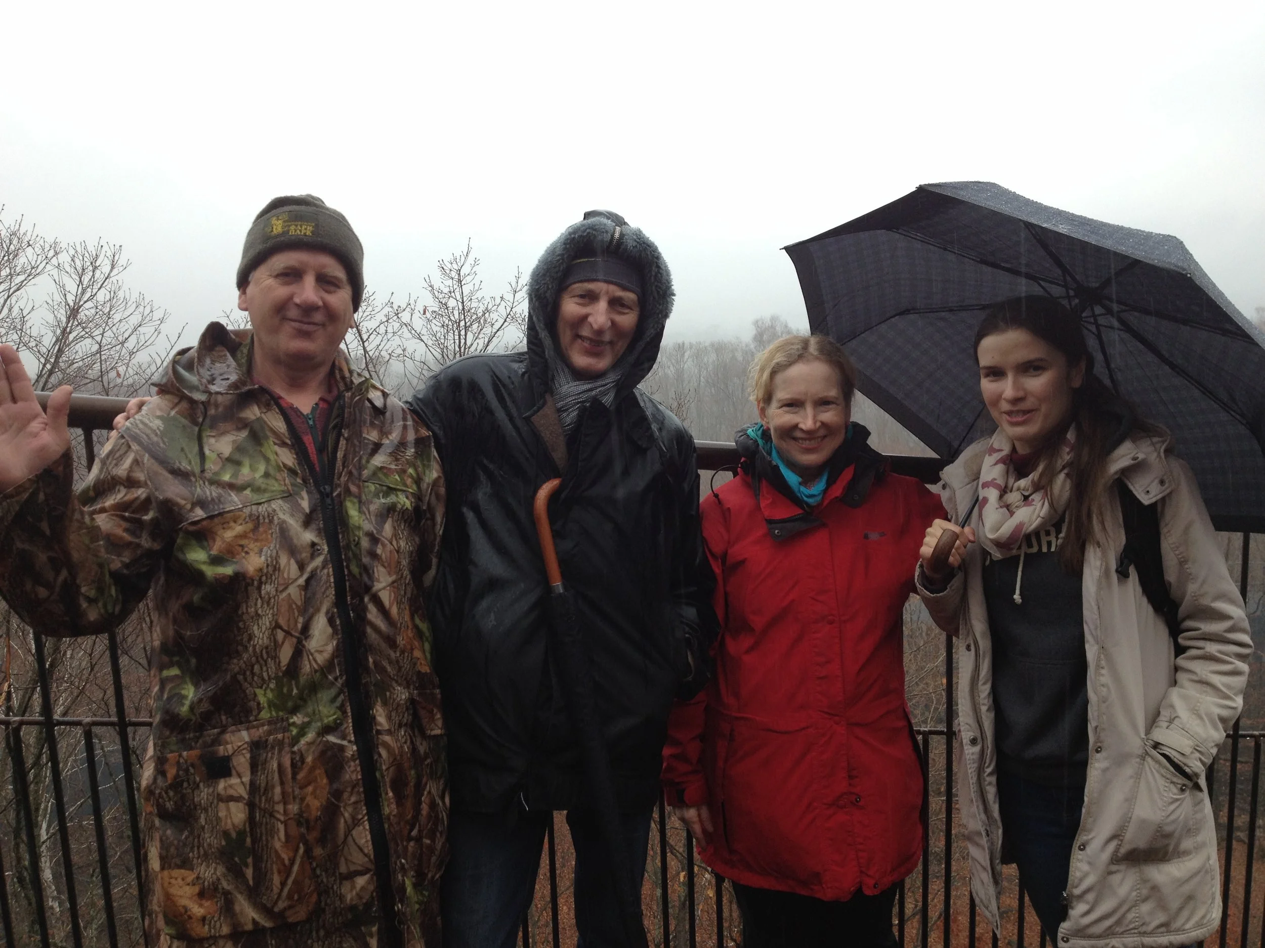  Meeting conservationists at Amur Tiger Reserve. 