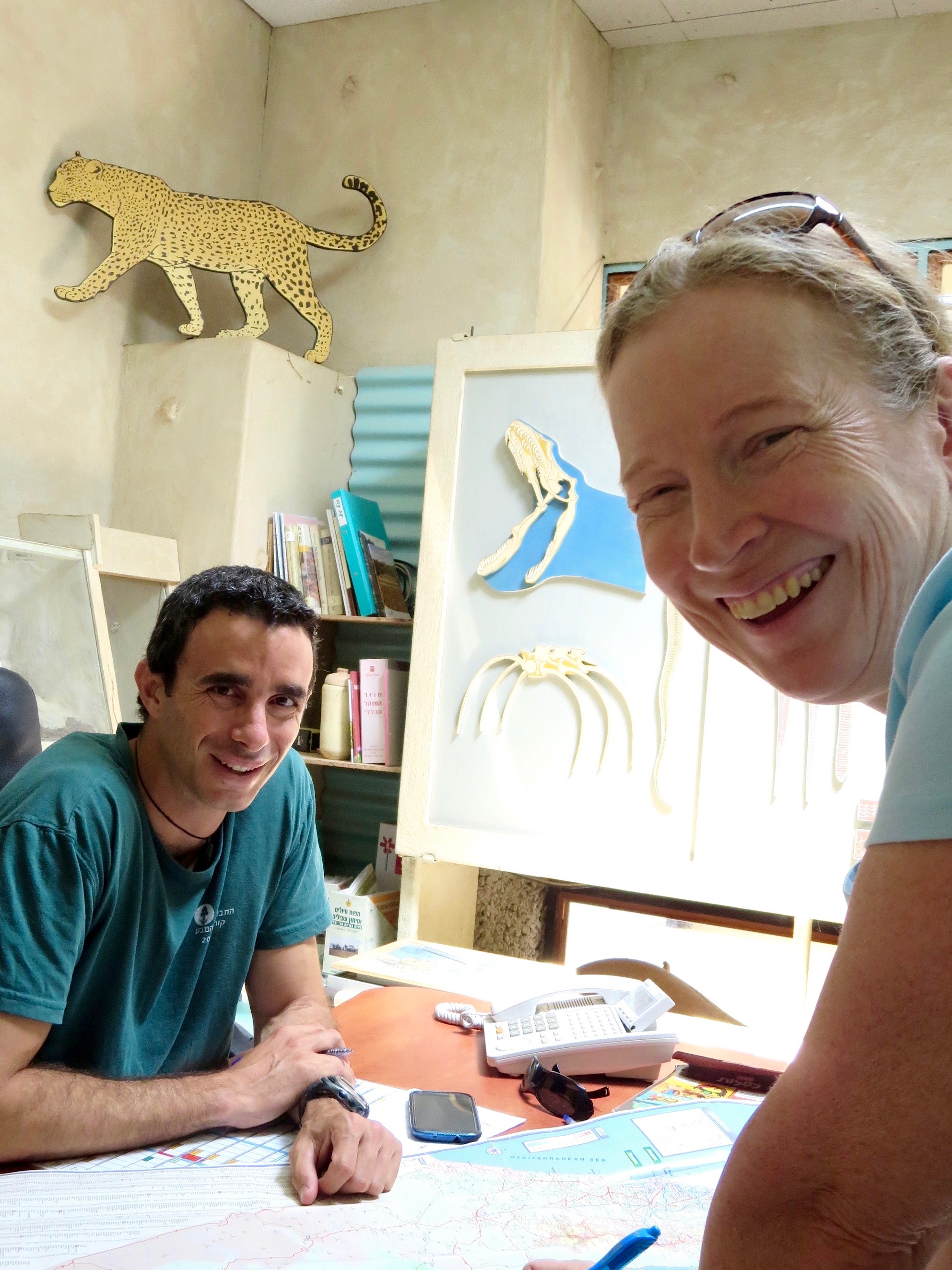 Consulting conservationist at Ein Gedi Field Station.