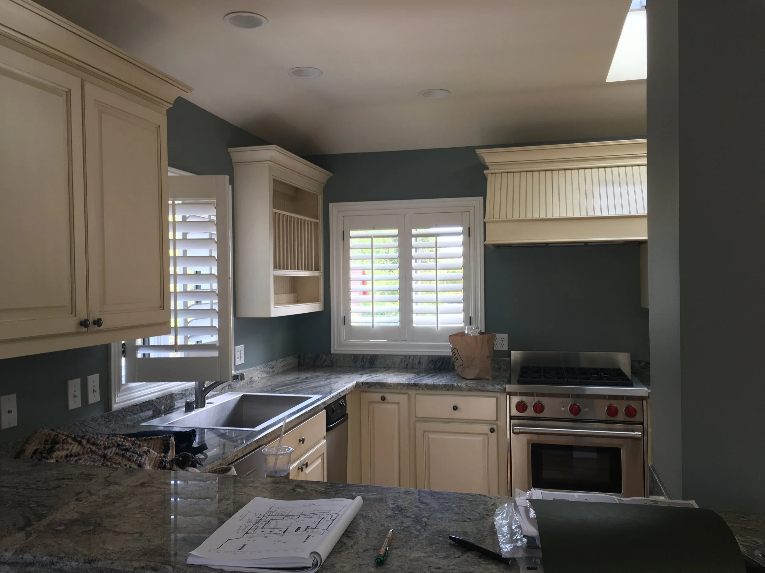 Kitchen Renovation Before Photo in Mill Valley designed by Marin interior designer Studio SQUIRE featuring Existing Finishes, Outdated Materials, and Tight Layout
