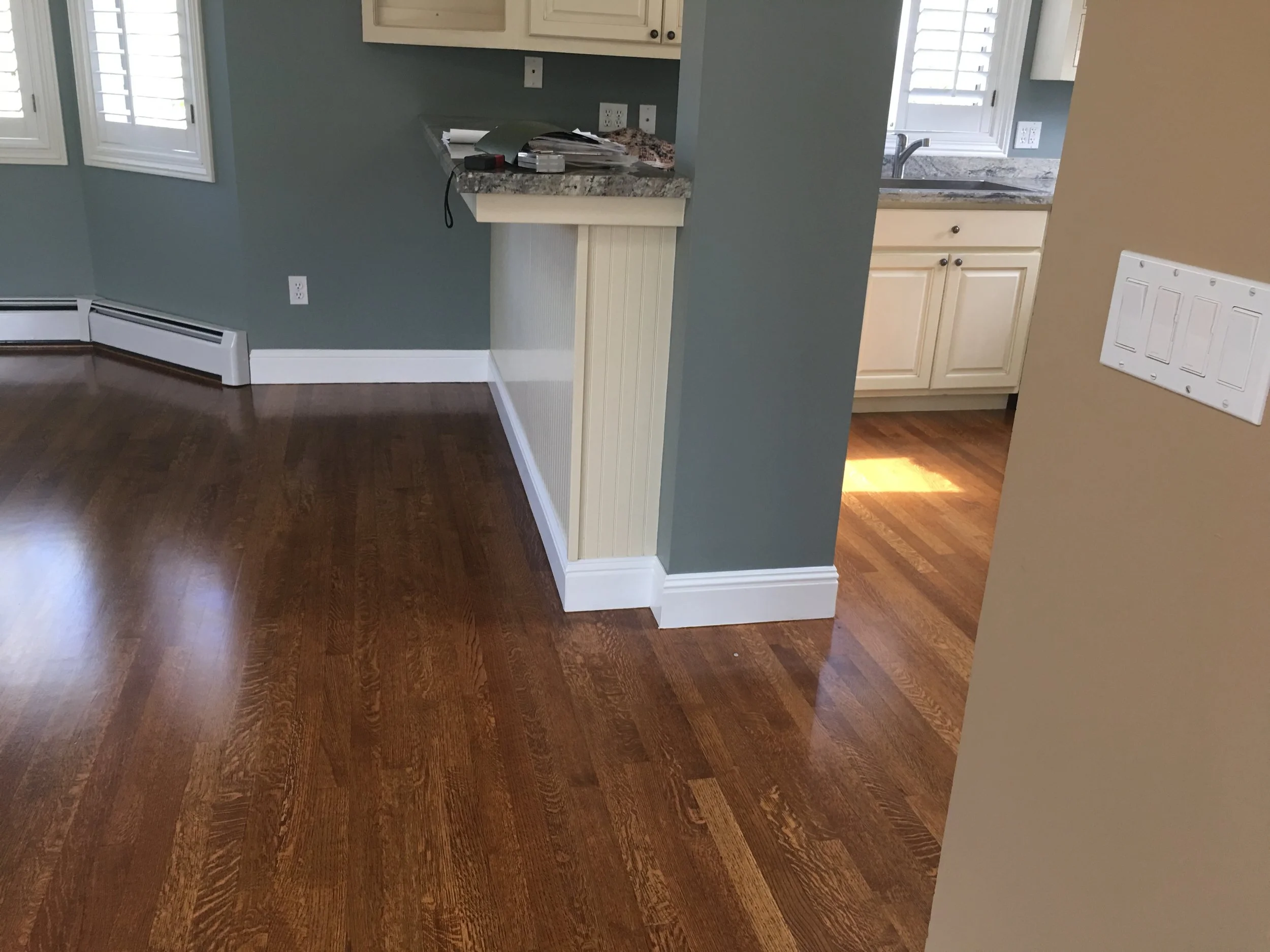 Kitchen Renovation Before Photo in Mill Valley designed by Marin interior designer Studio SQUIRE featuring Existing Finishes, Outdated Materials, and Tight Layout