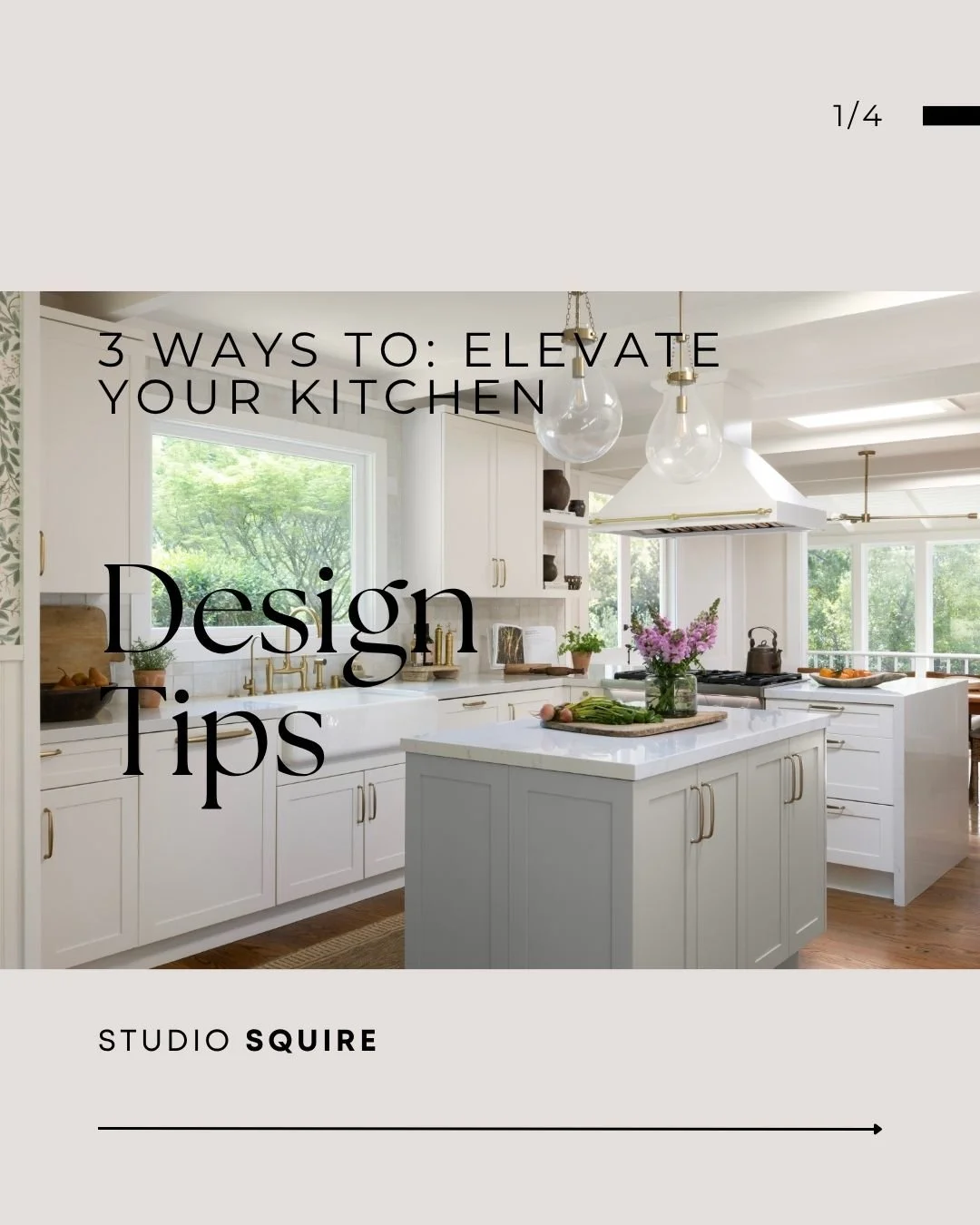 Elevated details make everyday moments feel special...

This kitchen, by Studio SQUIRE Interior Design, shows how thoughtful design choices can enhance both beauty and function. A hidden appliance garage keeps daily essentials neatly tucked away, whi
