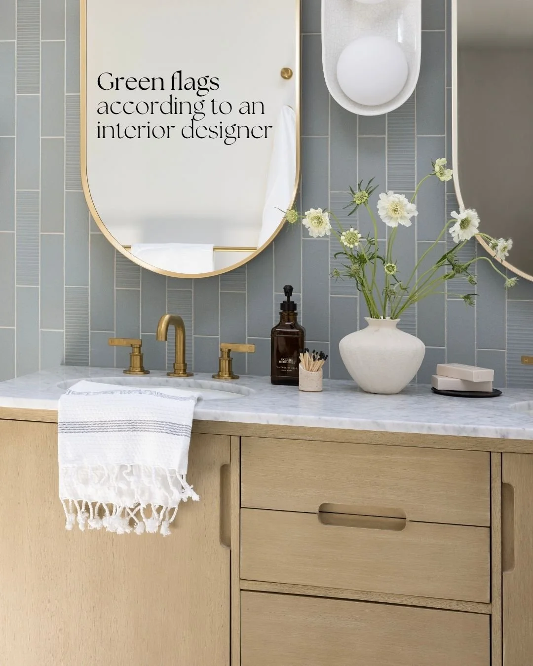 The little things tell us everything.

✔ You appreciate good lighting.
✔ You notice the details.
✔ You're not afraid of wallpaper.
✔ You understand that good design takes time.

Thoughtful homes are never about following trends. They're about creatin