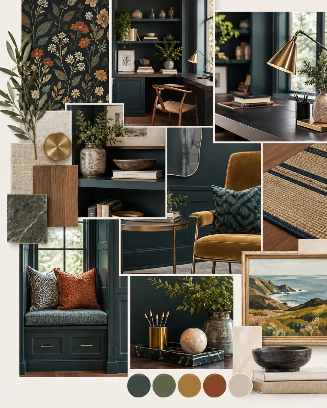 A home office has a practical job to do, but that doesn&rsquo;t mean it needs to feel purely practical.

For the office at our Secret Garden Project, we&rsquo;re exploring a direction that feels more like a beautifully collected room than a conventio