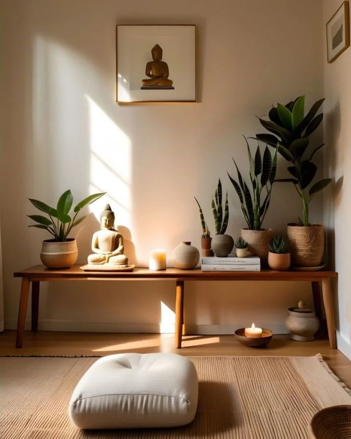 Studio SQUIRE | Interior Design | Marin and SF Bay Area | Home Meditation Area