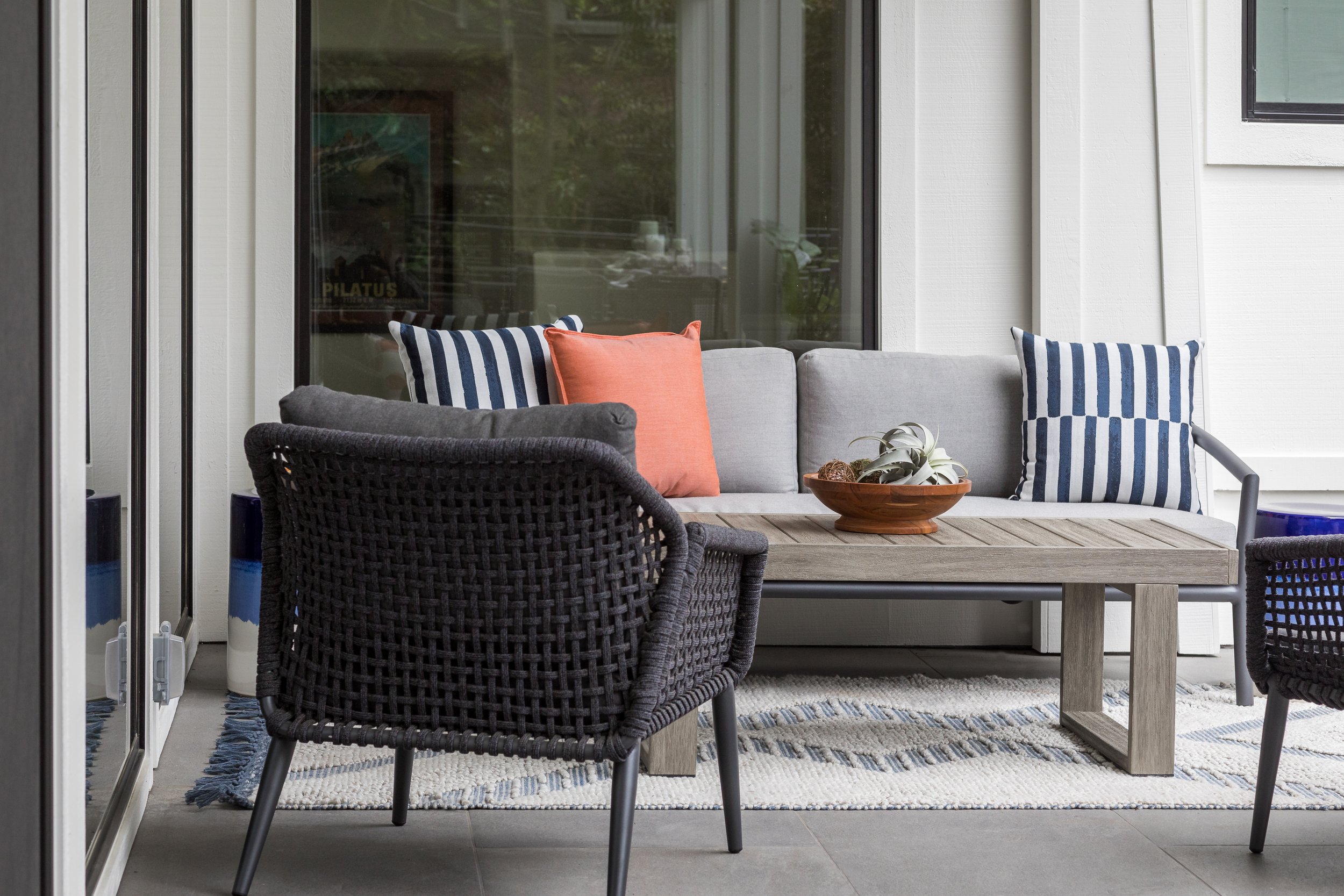 Studio SQUIRE | Interior Design | Marin and SF Bay Area | Mill Valley, CA | Outdoor Lounge Area
