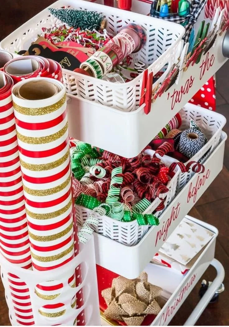 Studio SQUIRE | Interior Design | Marin and SF Bay Area | Holiday Gift Wrapping Station