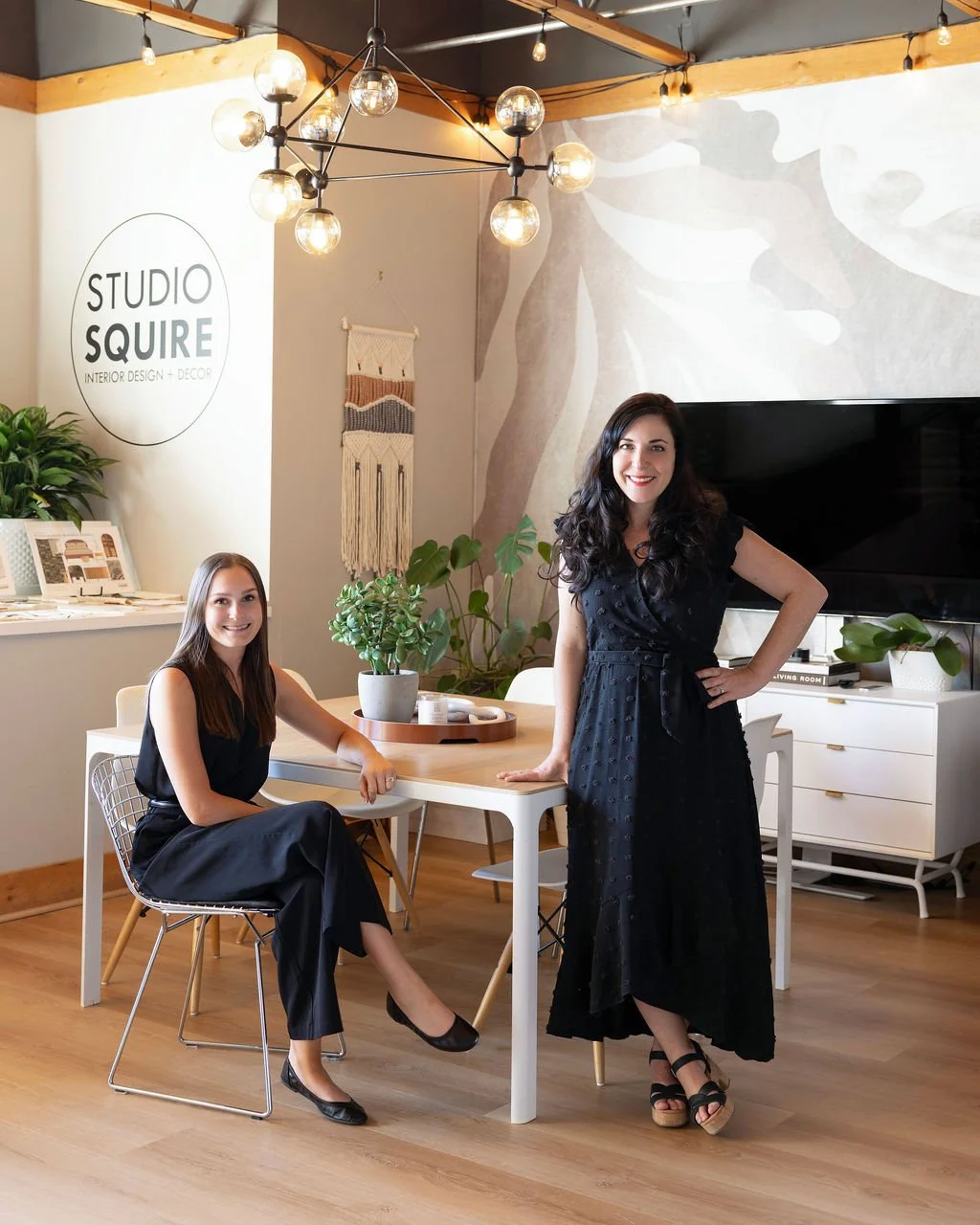 Marin interior designer, Michelle Squire, in her downtown San Rafael office Studio SQUIRE, serving clients in Marin county and the San Francisco Bay Area.