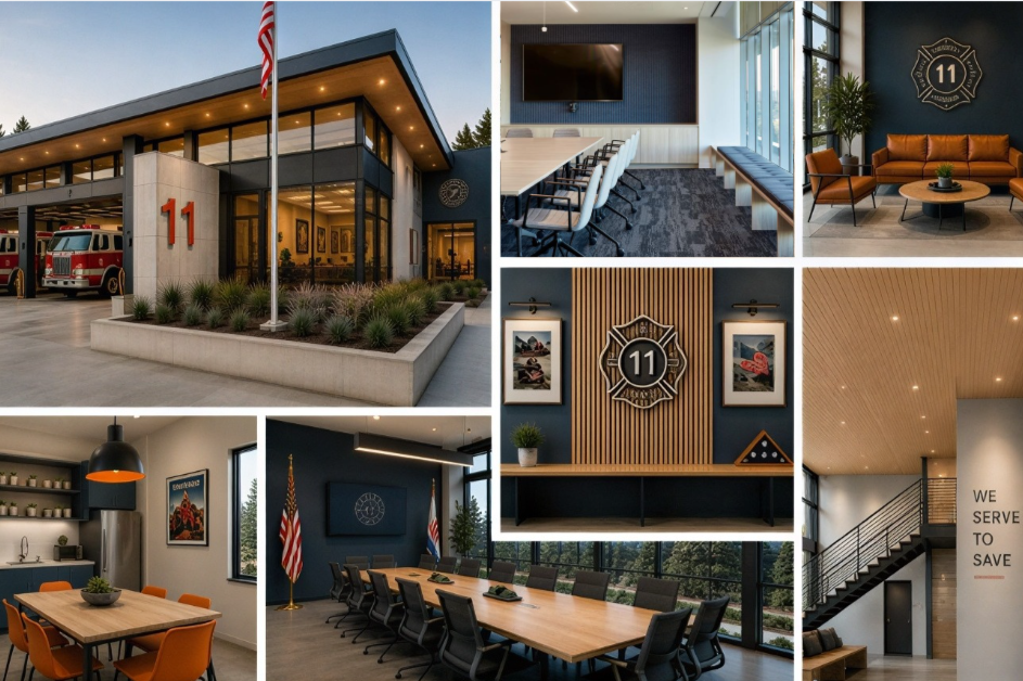Tiburon Fire Station #11 renovation in Tiburon inspiration board by Studio SQUIRE