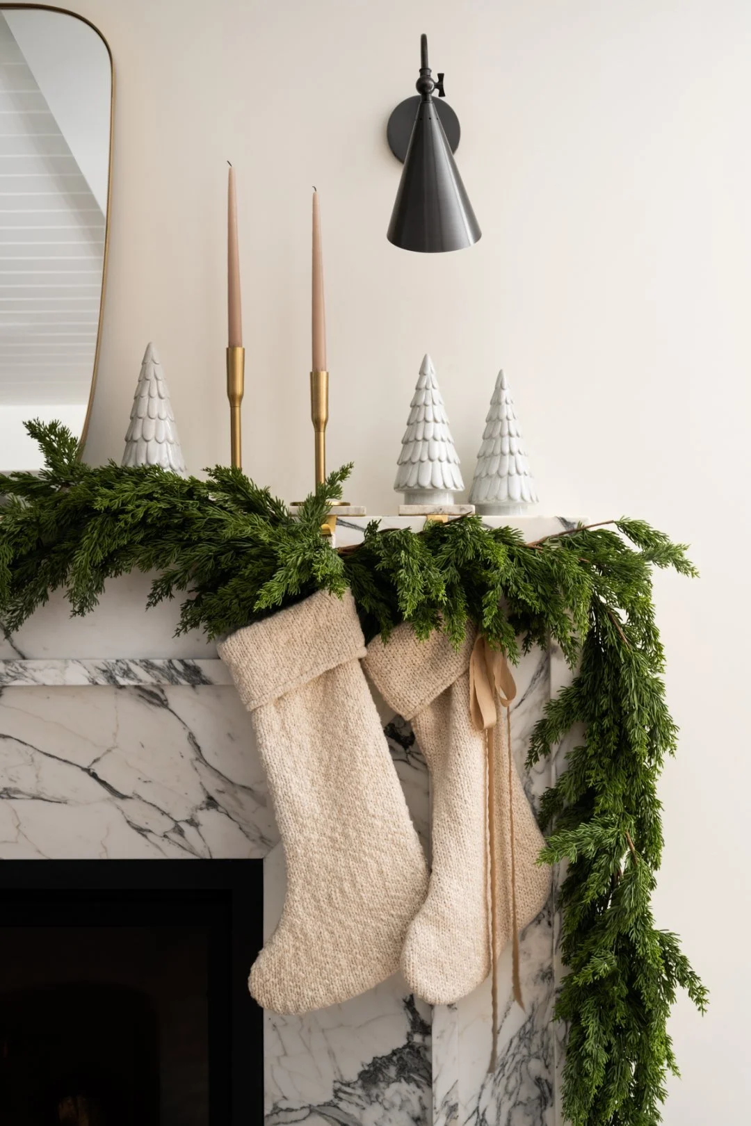 Studio SQUIRE | Interior Design | Marin and SF Bay Area | Holiday Mantel
