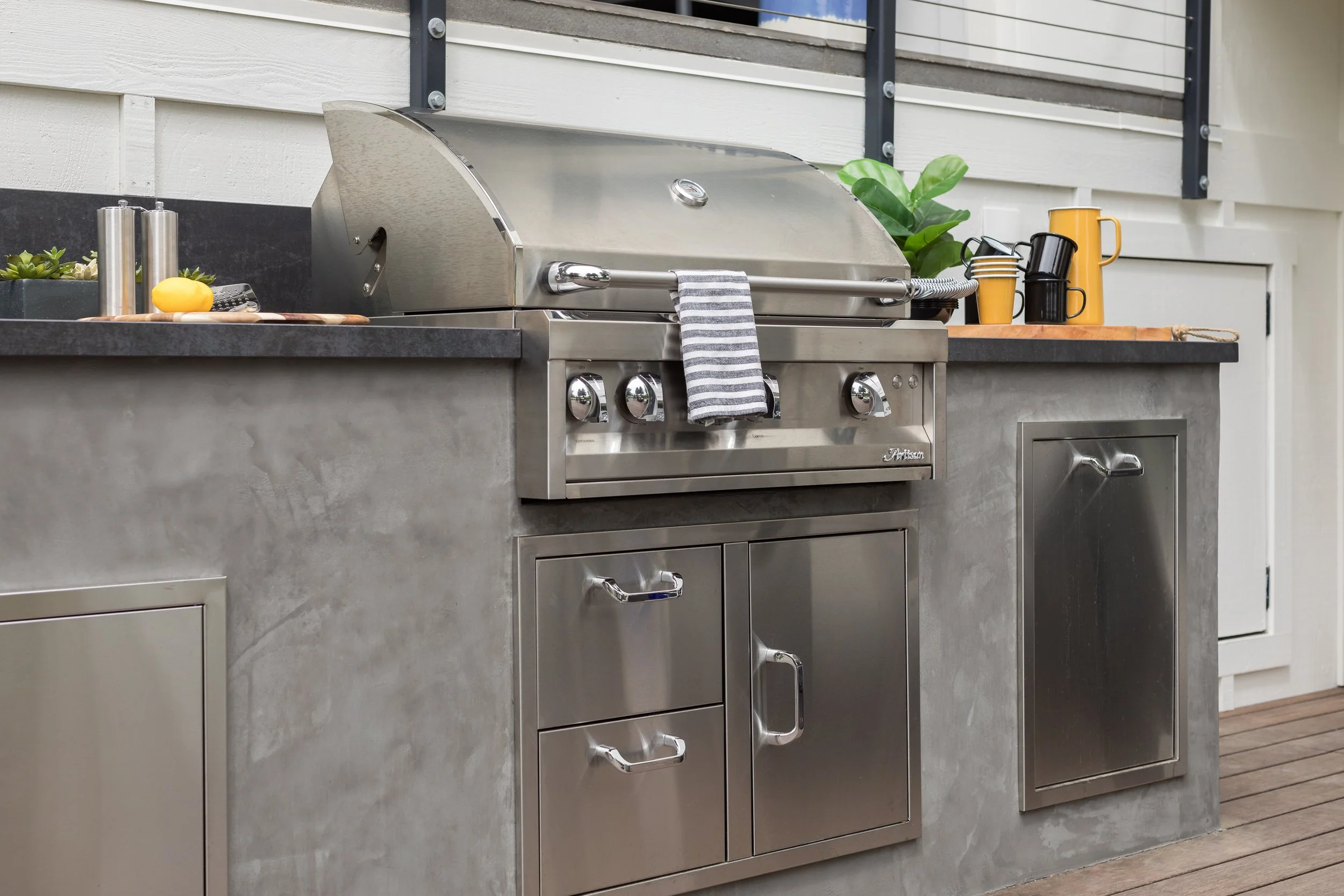 Studio SQUIRE | Interior Design | Marin and SF Bay Area | Mill Valley, CA | Modern Outdoor Kitchen