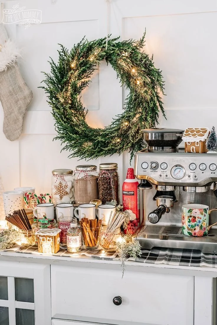 Studio SQUIRE | Interior Design | Marin and SF Bay Area | Holiday Beverage Station