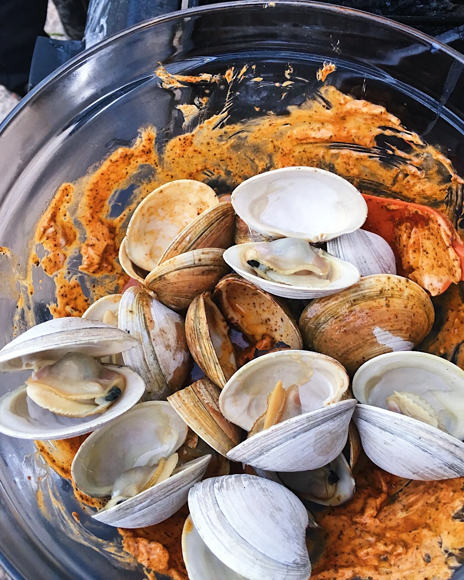Grilled Clams with Spiced Paprika Butter