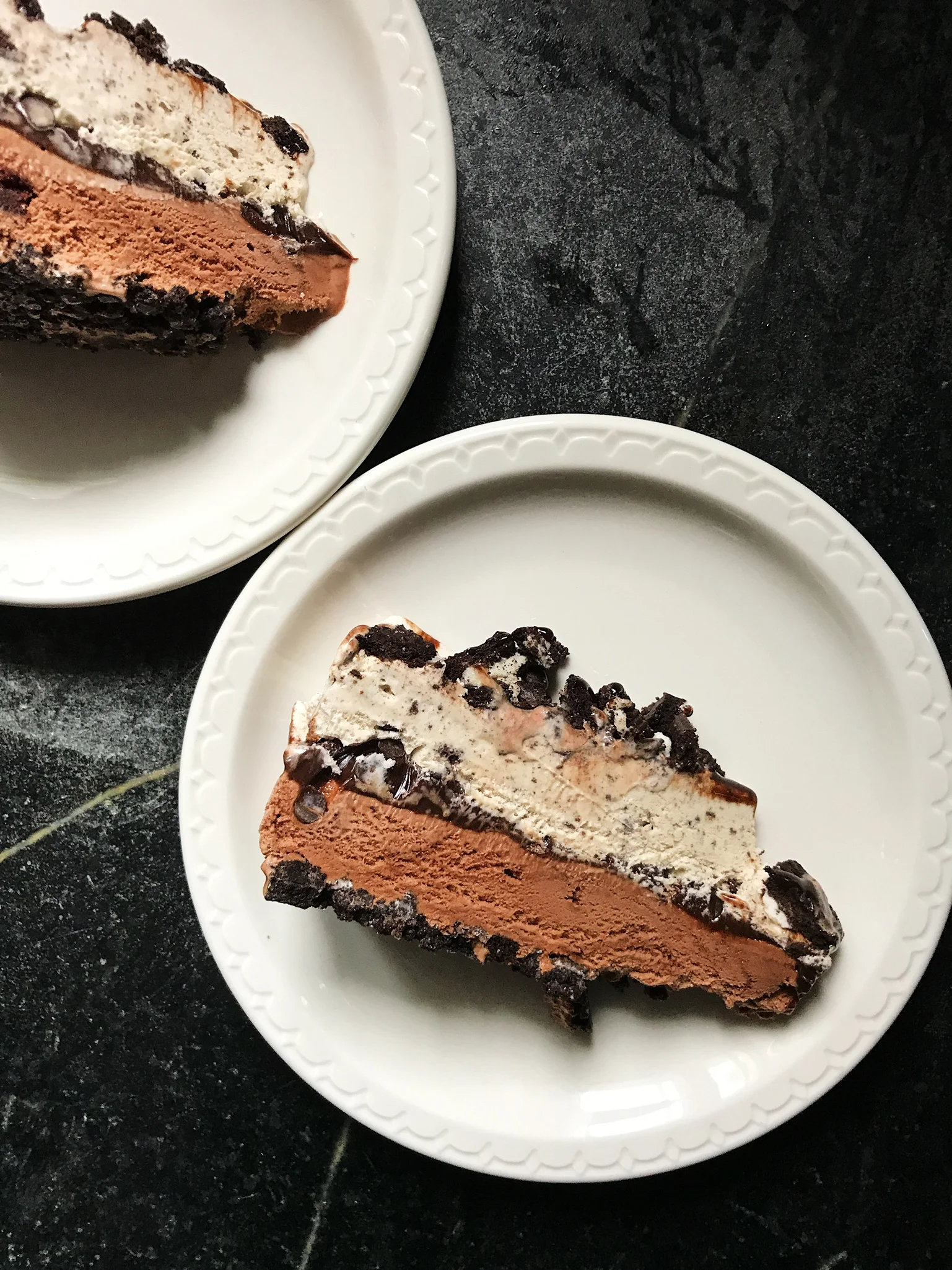 Ice Cream Cake with Oreo Cookie Crust