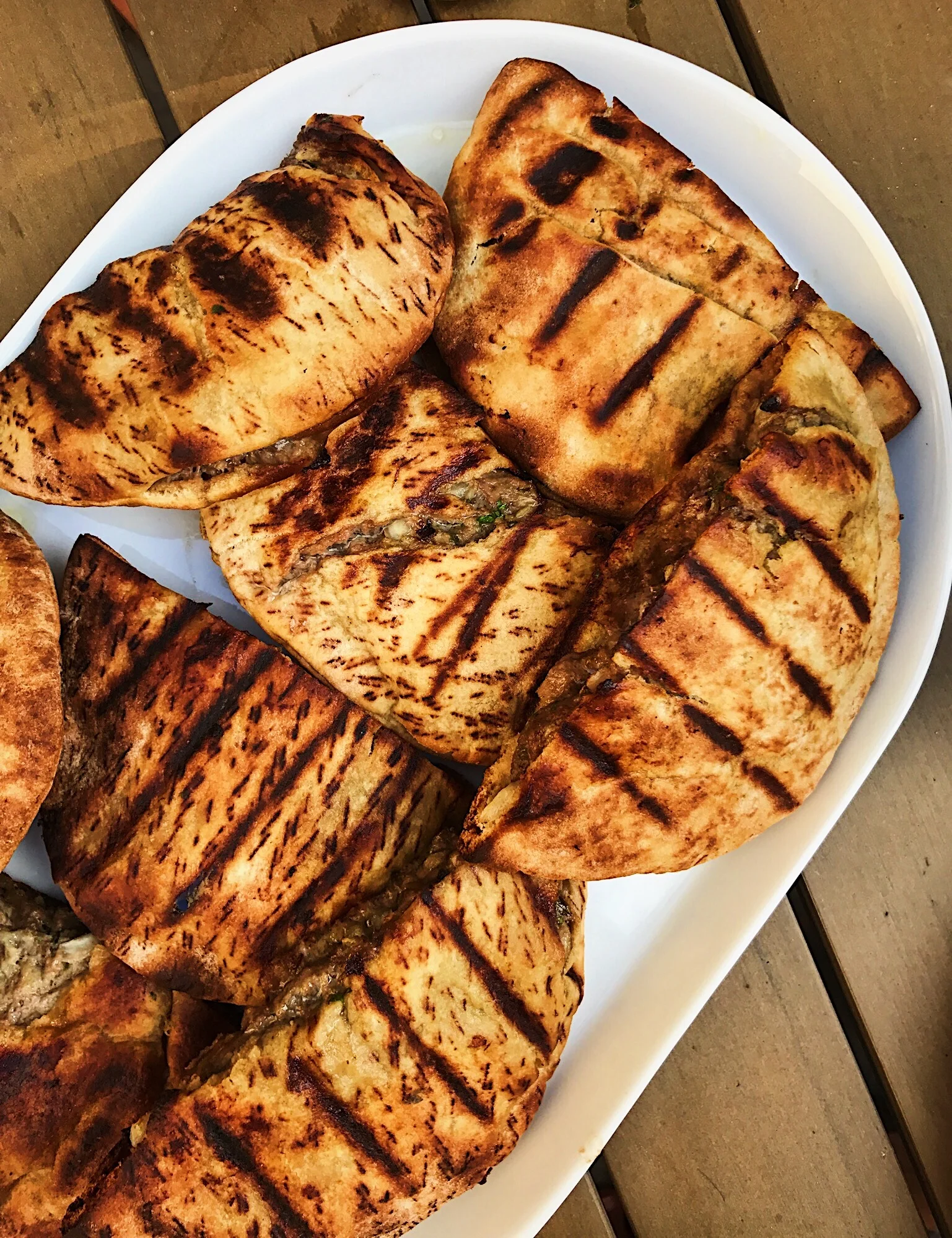Grilled Lamb Pitas
