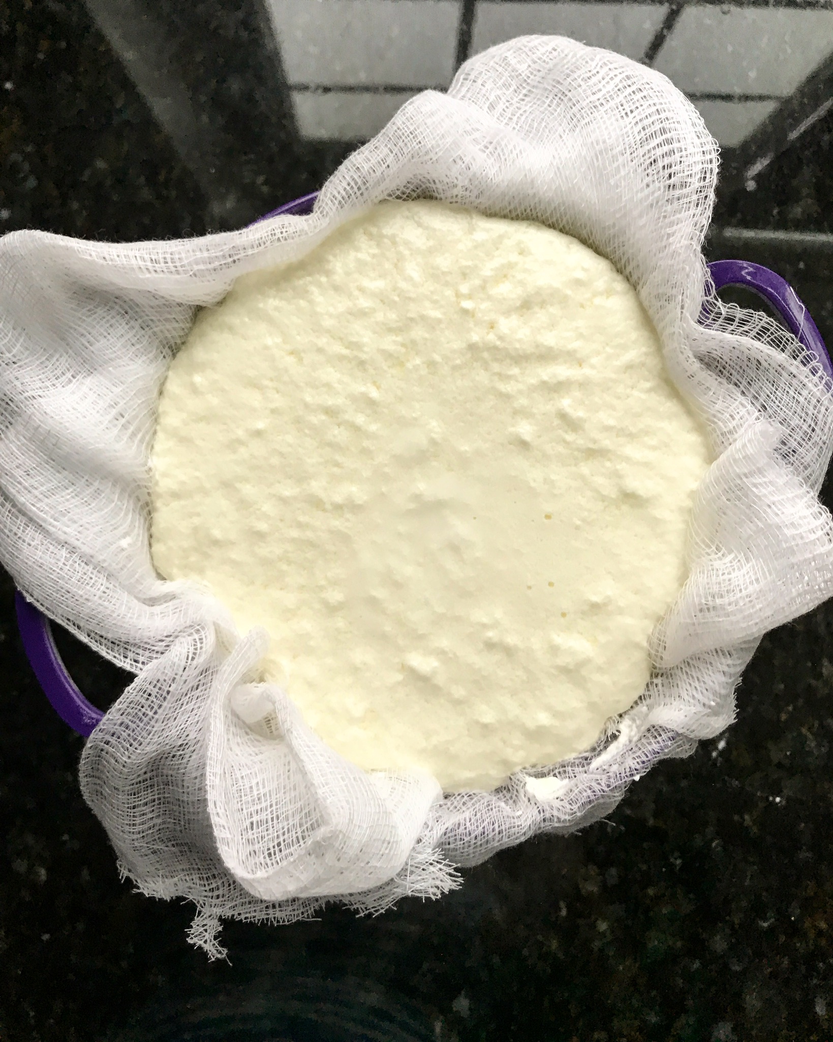 After pouring
