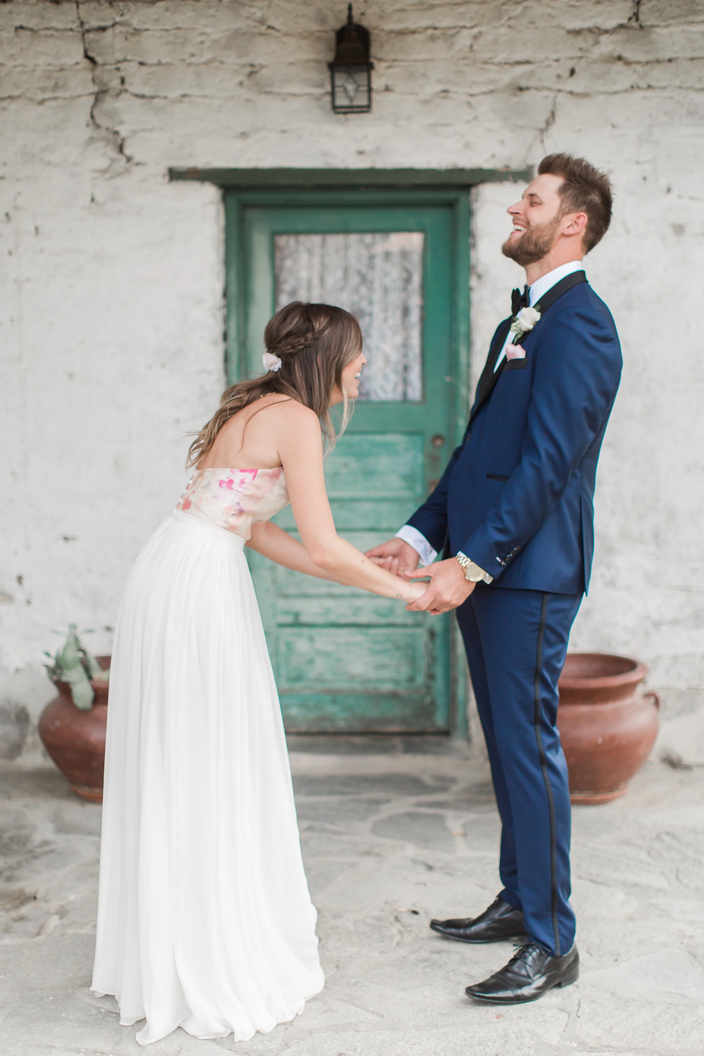 I love the feeling of excitement in this image after Amy and Brian turn to see each other for the first time. Brian's expression is one of disbelief and Amy just couldn't stop laughing. 