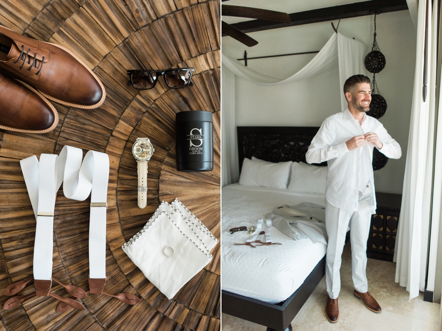 groom getting ready