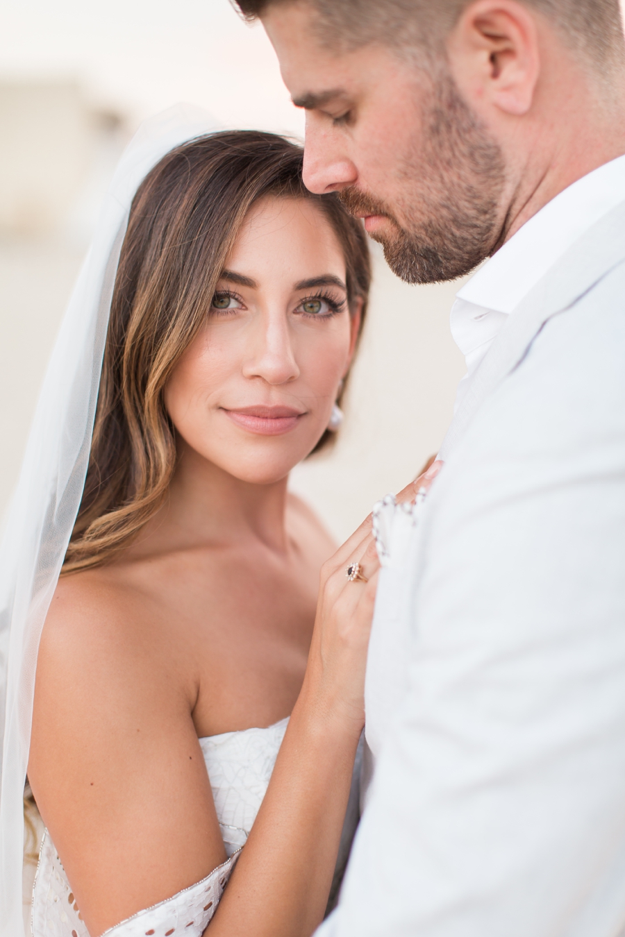 Bride and Groom on the beach