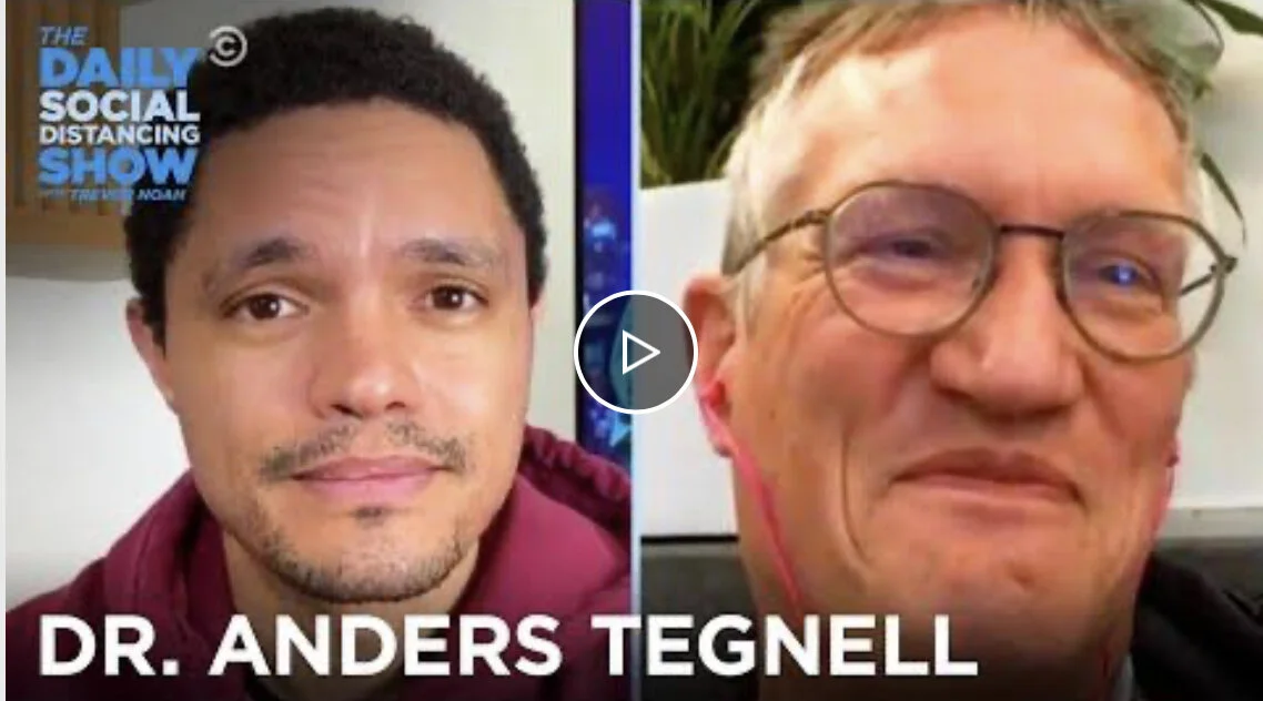 Anders Tegnell utbildar i datadrivet beslutsfattande