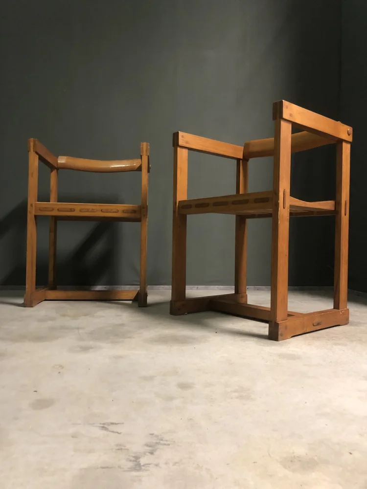 2 x ARMCHAIRS BY EDWIN HELSETH FOR TRYBO NORWAY, 1960S — Priority